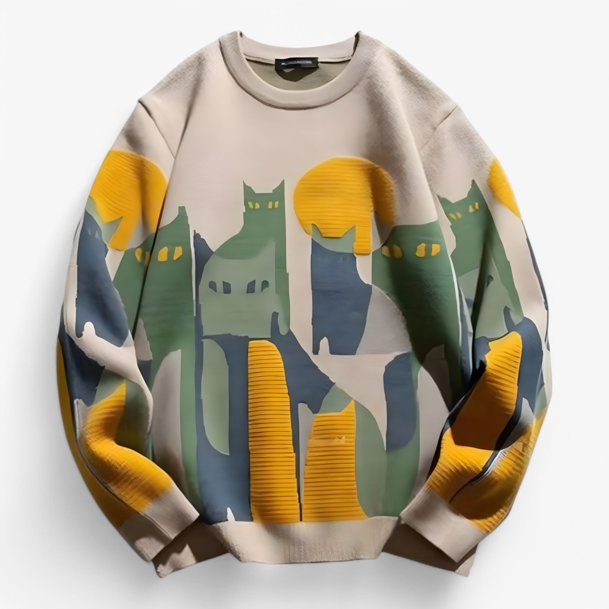Maglione Kattens Måneskin Lino Donna - - donna huisdieren katten kattens lino maglione maglione kattens måneskin women's sweater - Concept Palermo