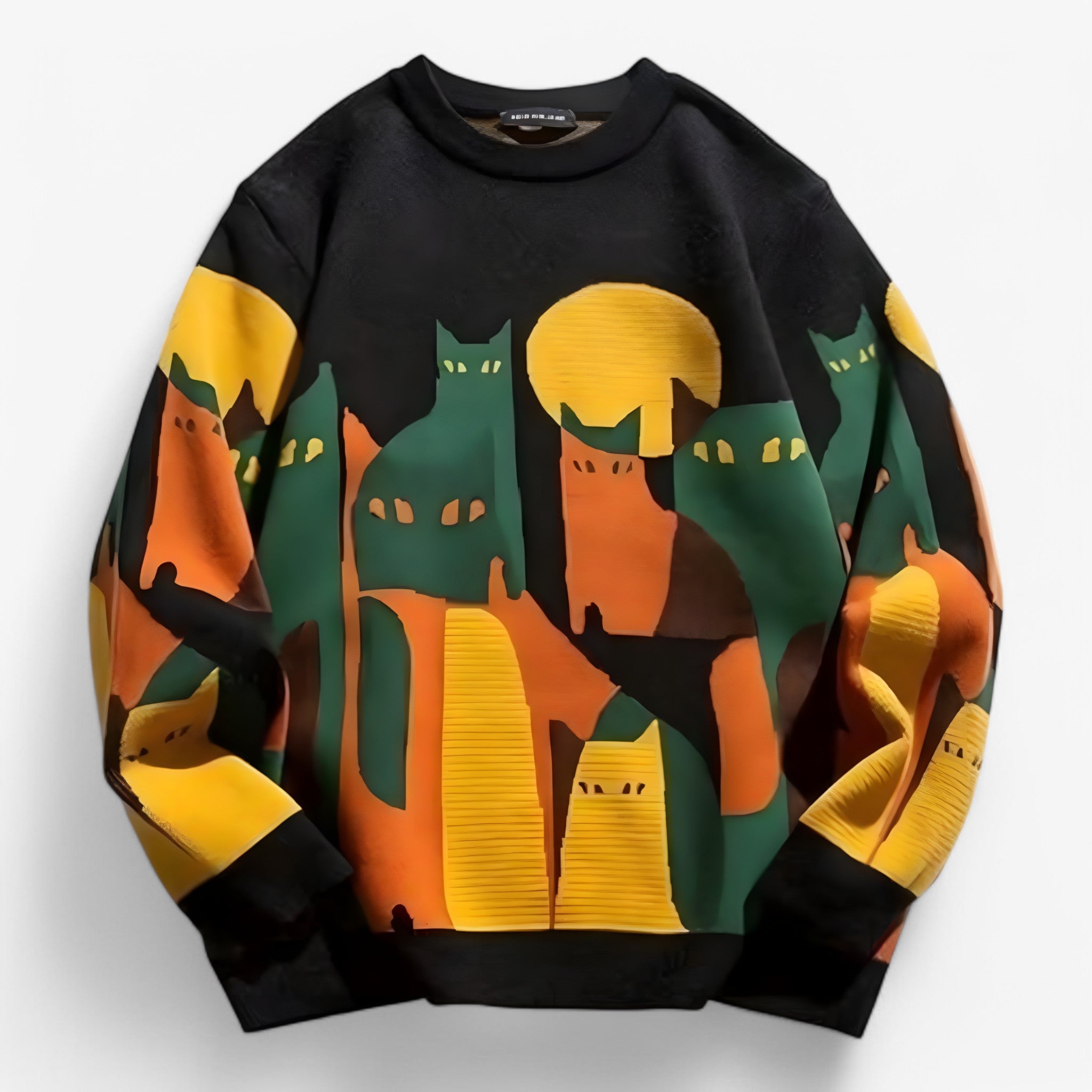 Maglione Kattens Måneskin Lino Donna - - donna huisdieren katten kattens lino maglione maglione kattens måneskin women's sweater - Concept Palermo