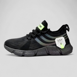 Antislip padelschoenen voor heren zwart/blauw - ademend voor comfort en hoge prestaties  