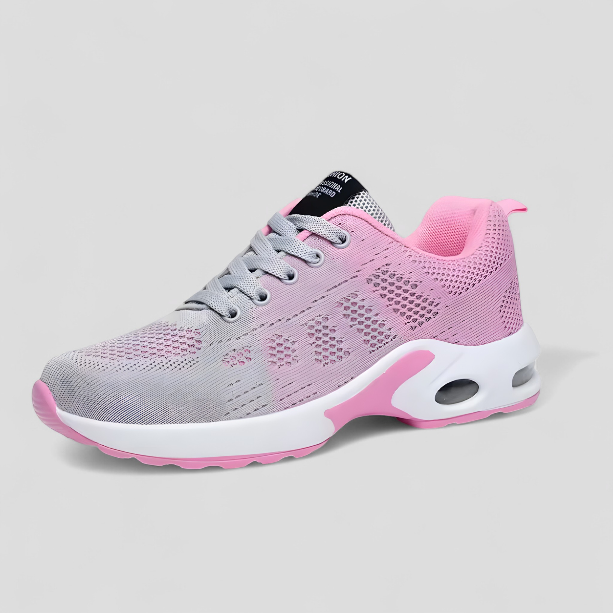 Scarpe da Donna Leggere e Confortevoli - Grigio Rosa - adatte a tutti i tipi di piede ammortizzazione suola gel calzature traspiranti comfort e stabilità confortevoli donna leggere scarpe scarpe da donna scarpe donna scarpe leggere scarpe per camminare scarpe per uso quotidiano scarpe sportive shoes stabilità scarpe - Concept Palermo