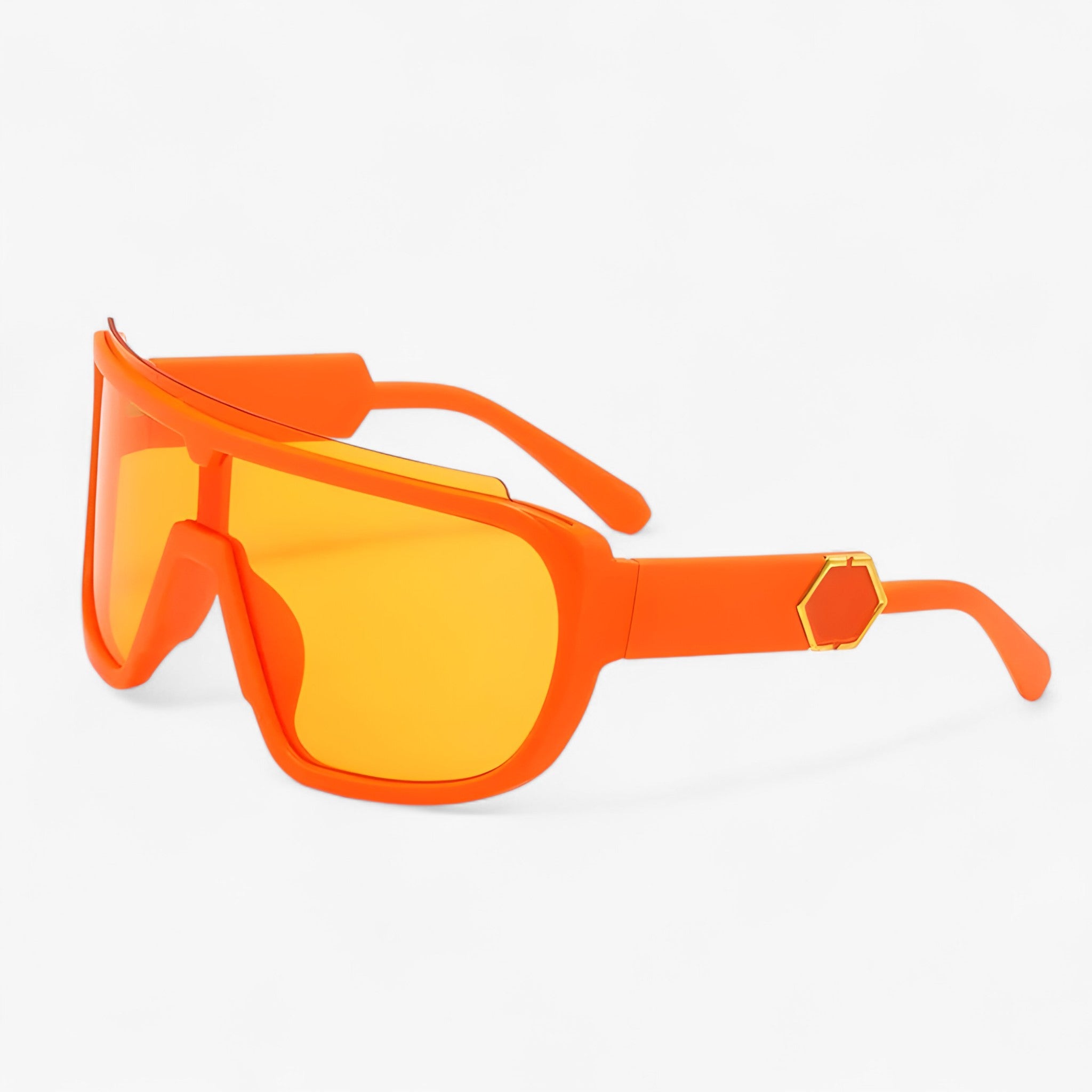 Occhiali da sole oversize monoblocco avvolgenti Uomo - ArancioneGiallo - avvolgenti Fashion Sunglasses men sunglasses polarized mens sunglasses monoblocco occhiali occhiali sole oversize Polarized man sunglasses sole sunglasses sunglasses polarized men uomo - Concept Palermo