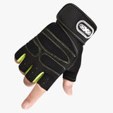 Sportliche fingerlose Handschuhe mit Handgelenkschutz Herren