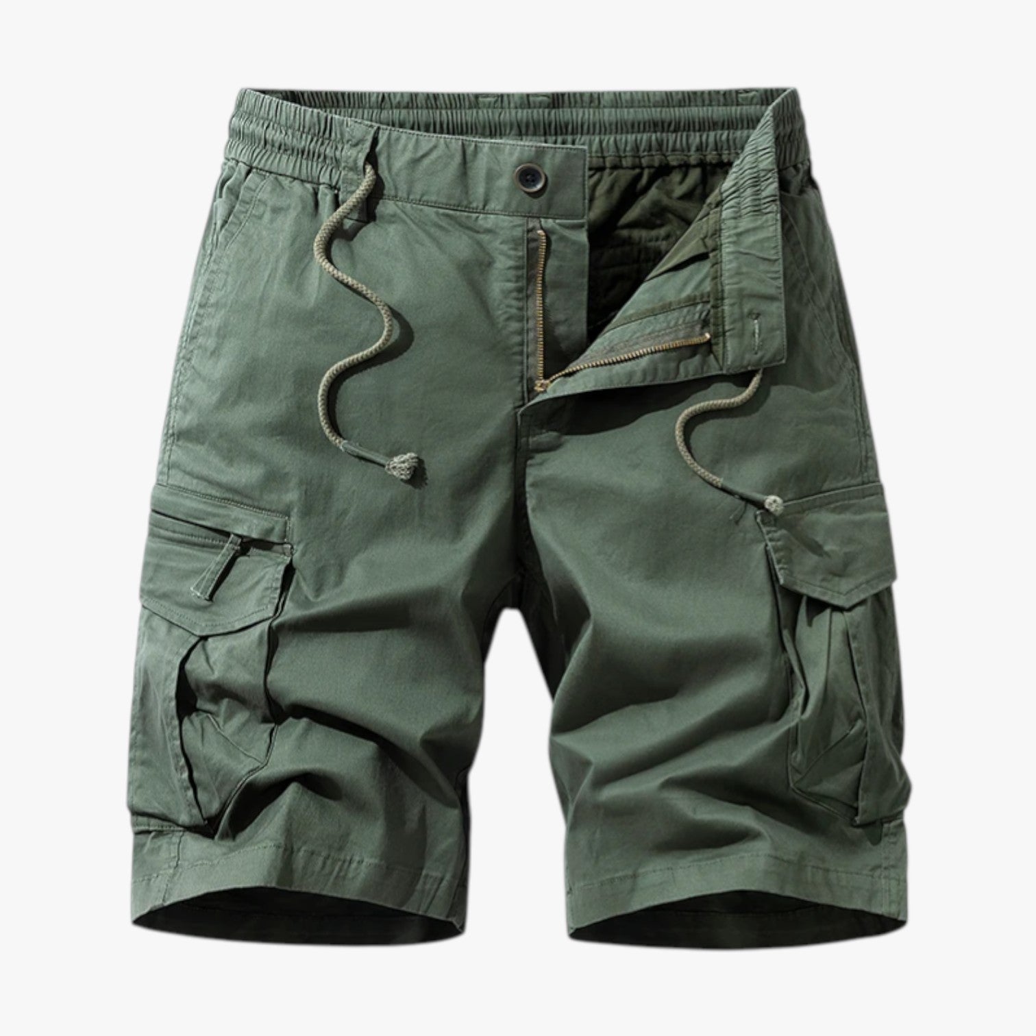 Bermuda cargo da uomo - Comfort estivo con pratiche tasche - Verde - bermuda bermuda cargo cargo comfort estivo Herren Shorts komfortable Shorts pratiche shorts shorts for men Summer shorts tasche - Concept Palermo