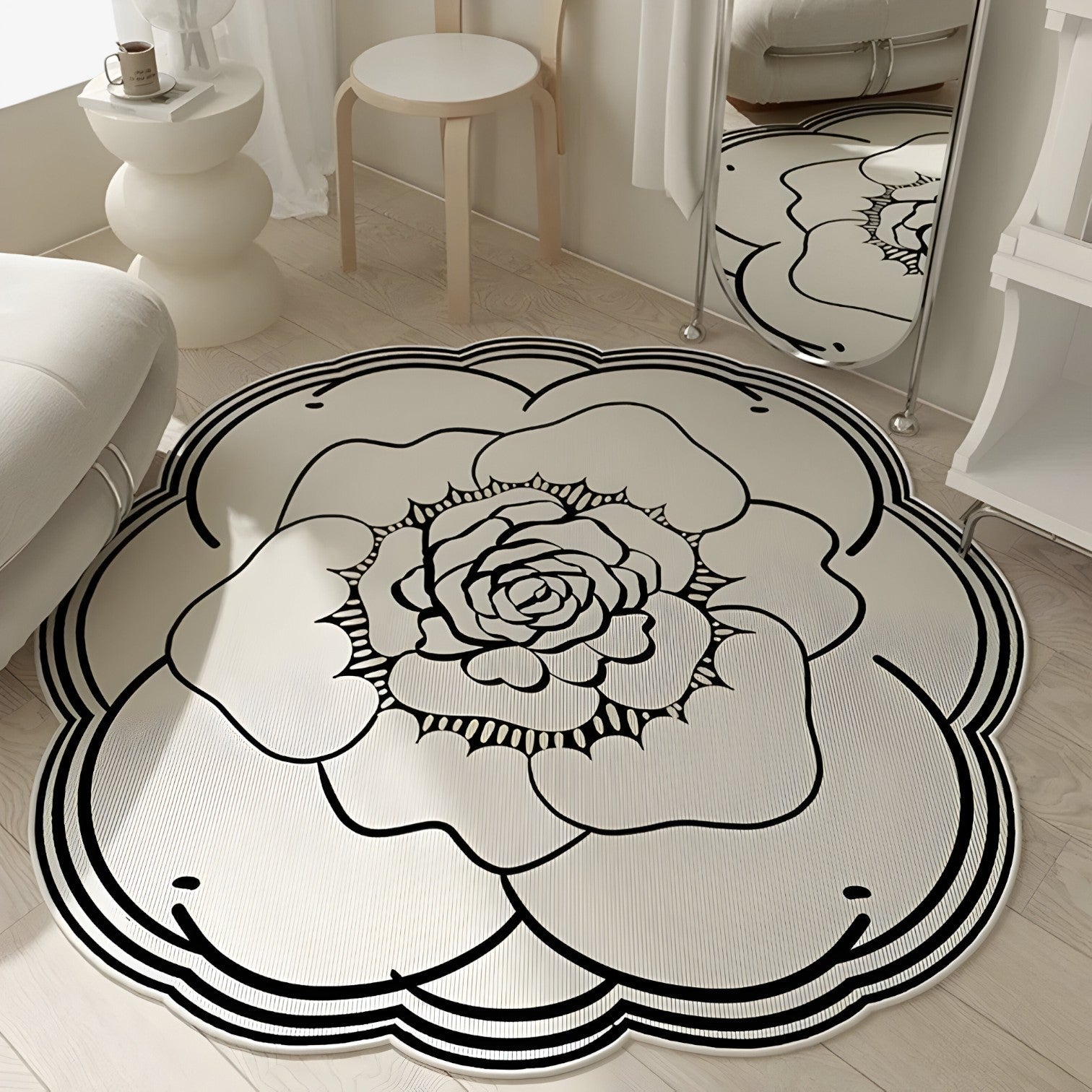 Tappeto in cristallo floreale – Morbido- Antiscivolo - - antiscivolo bedroom cristallo floreale Home home & garden home decor tappeto tappeto cristallo - Concept Palermo