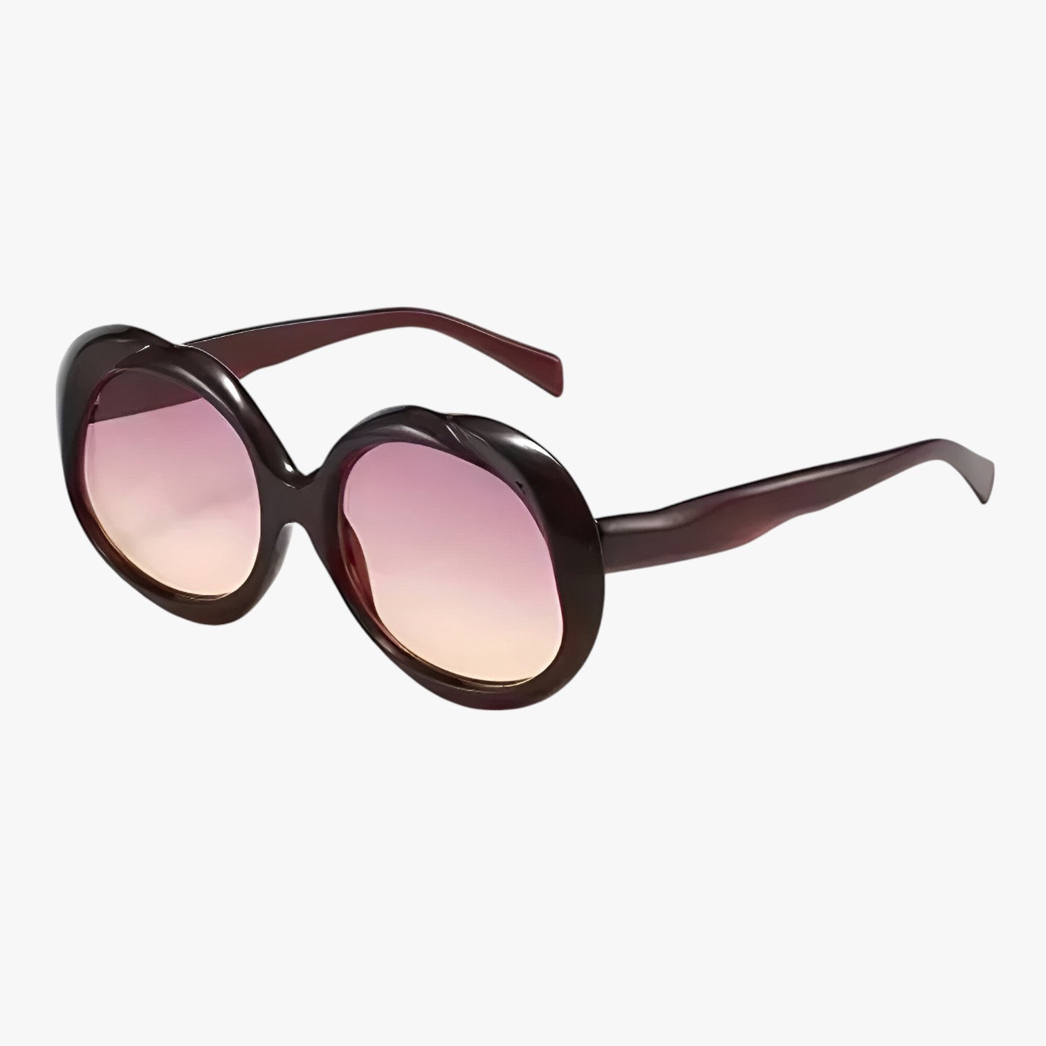 Occhiali da sole ovali in metallo UV400 - rosso - Fashion Sunglasses metallo occhiali occhiali sole ovali sole sun glasses sunglasses womens sun glasses - Concept Palermo