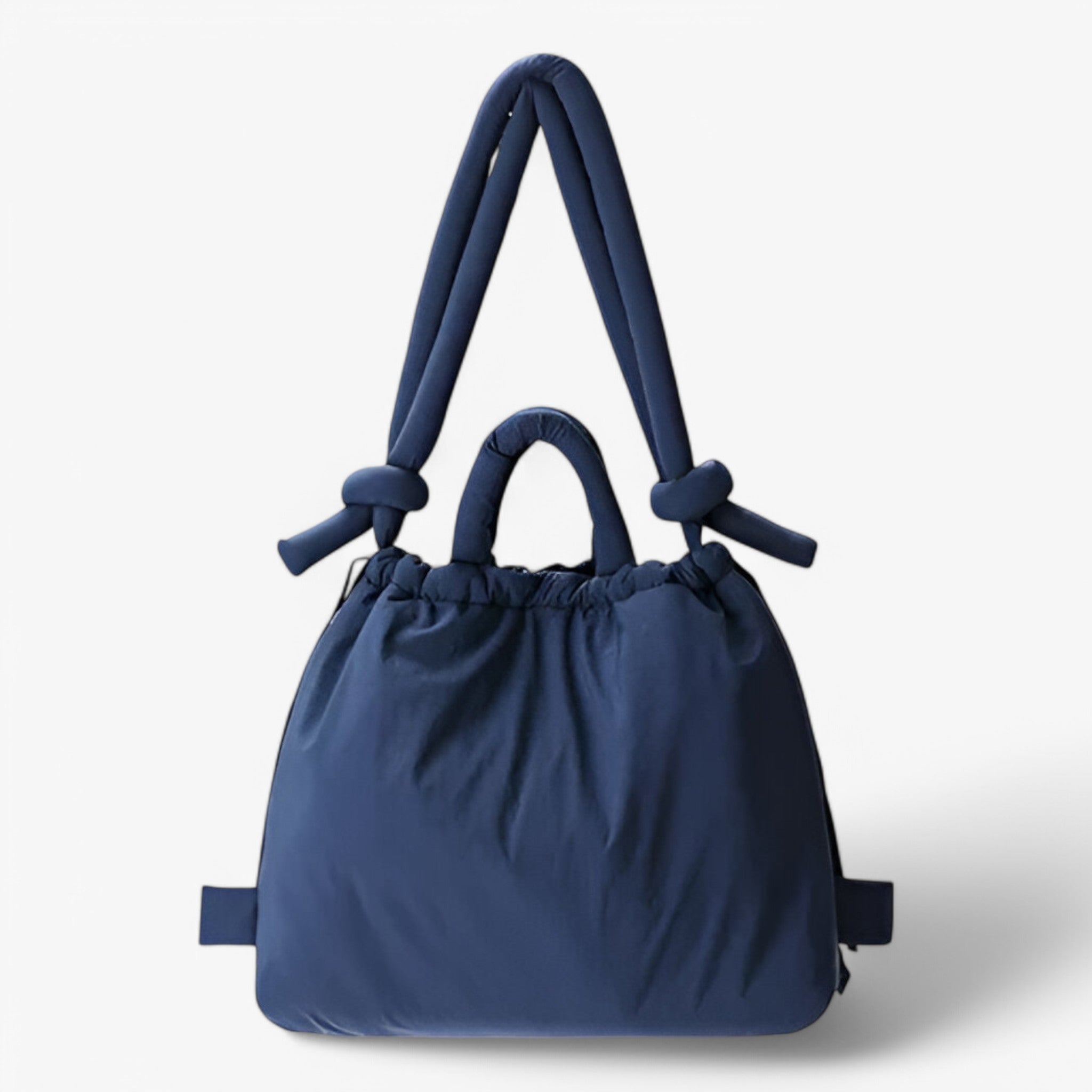 Borsa a Spalla Puffer Nera Grande Donna, Morbida Elegante Invernale con Tracolla - Blu - bags borsa borsa spalla donna new_for_google_may puffer spalla unica - Concept Palermo