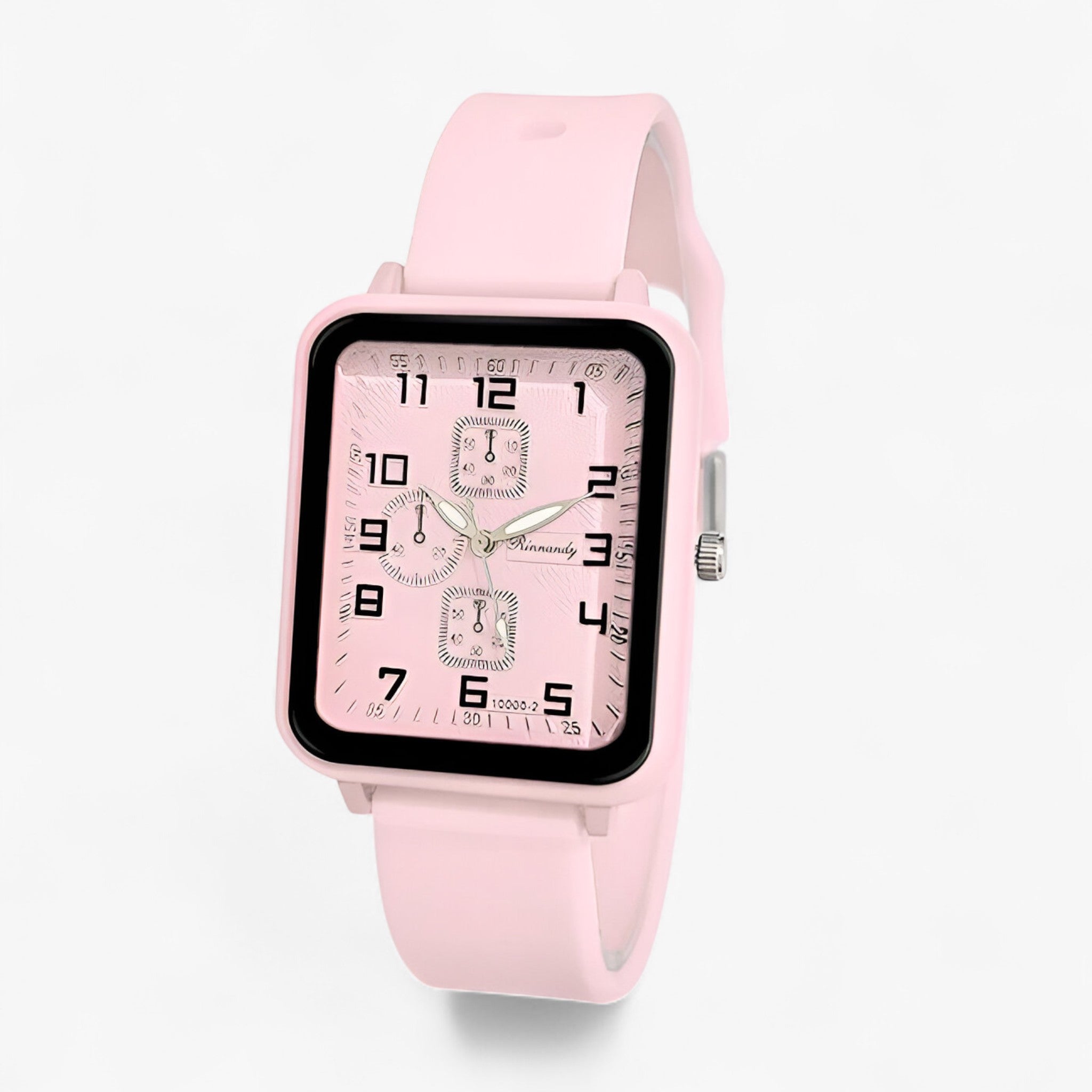 Orologio sportivo da donna al quarzo con cinturino in silicone blu - Rosa - cinturino donna female watch orologio orologio sportivo quarzo silicone sportivo watch for women watches - Concept Palermo