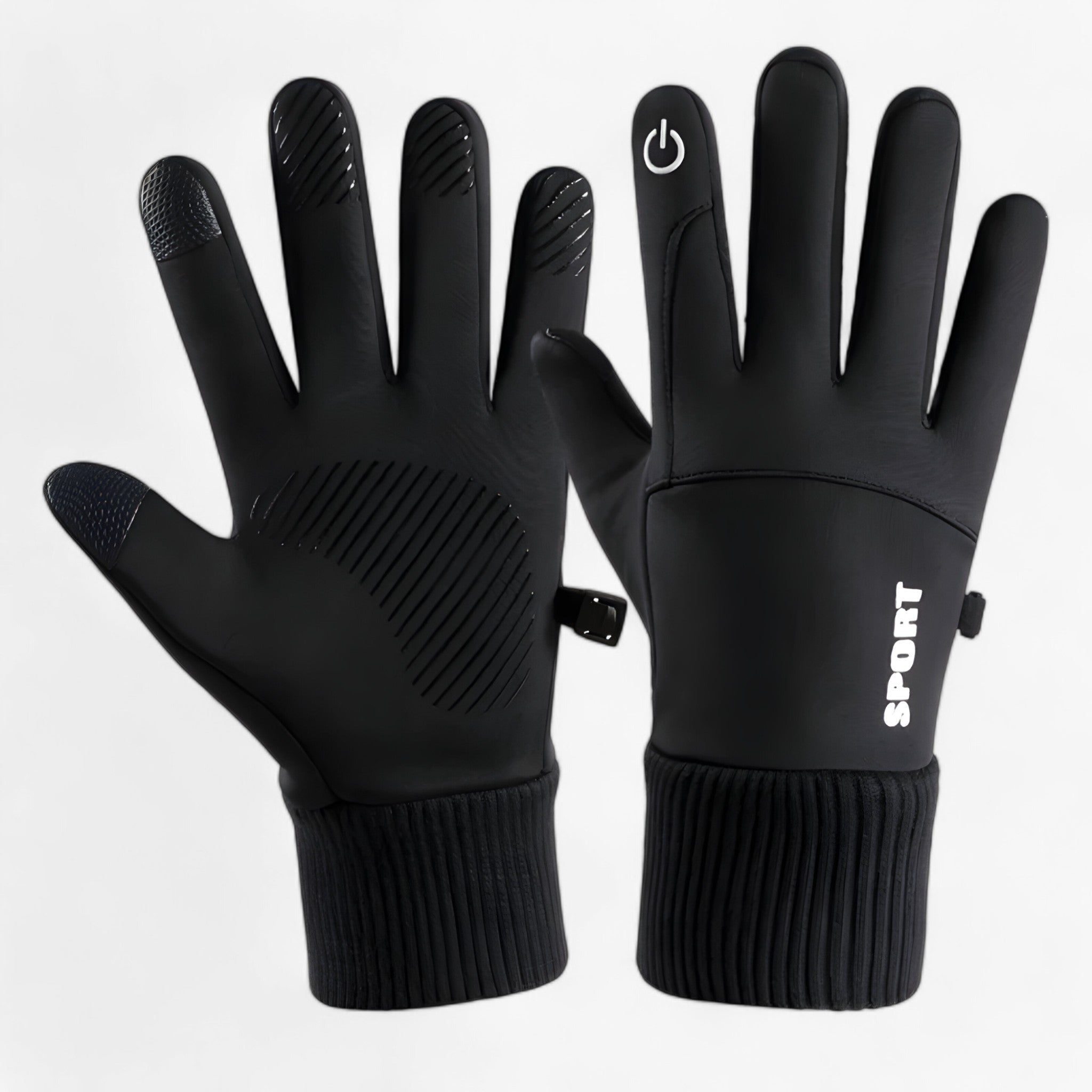 Guanti invernali impermeabili - Calore, grip e touchscreen Uomo - Nero - calore gloves & mittens grip guanti guanti invernali impermeabili invernali touchscreen - Concept Palermo