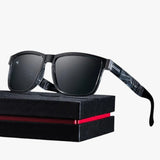 Retro unisex polariserende zonnebril, UV400, antireflectie, designstijl, heren