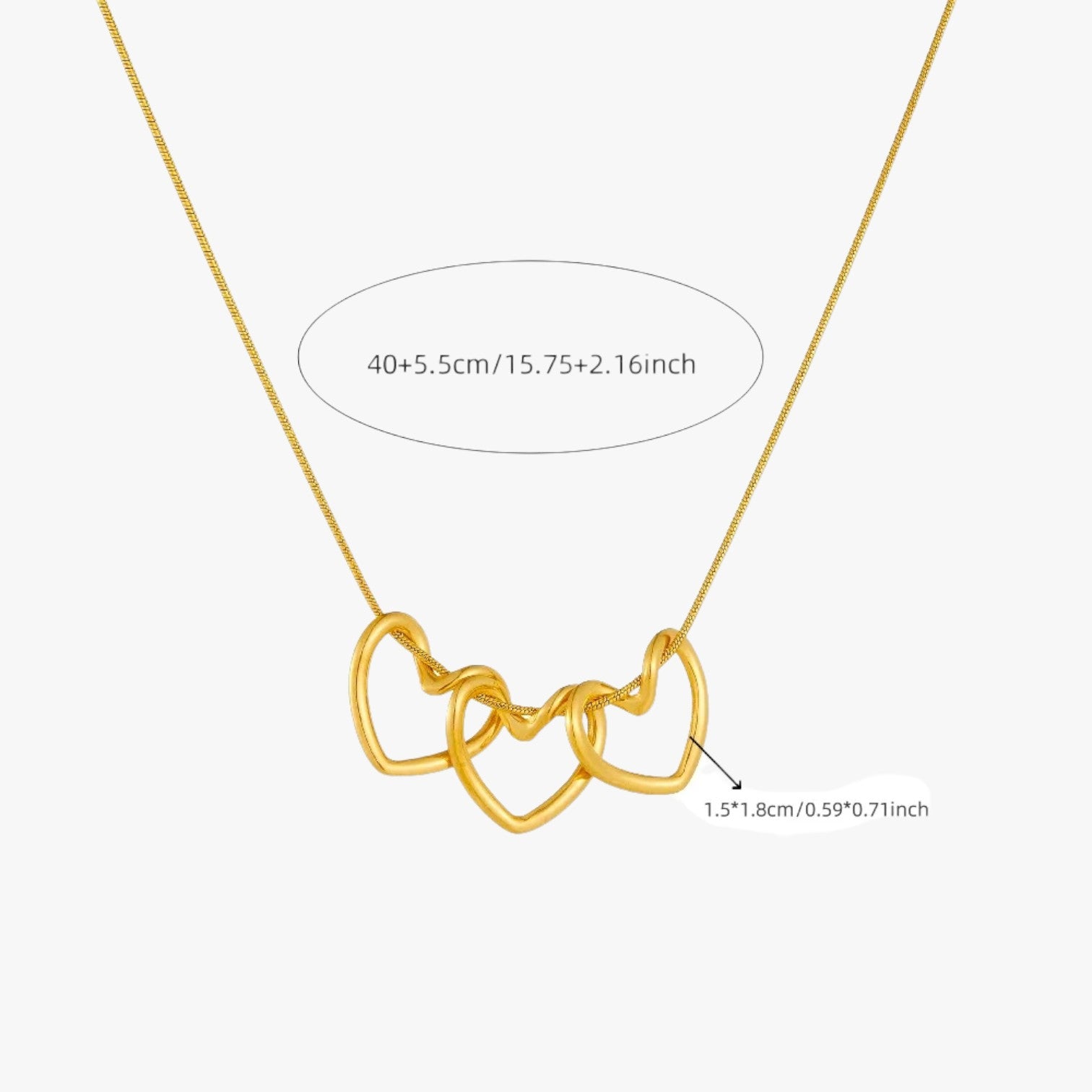 Collana minimalista con cuore dorato Uomo - - collana collana minimalista cuore elegant womens necklaces jewelry minimalista necklace NECKLACES Necklaces for Women uomo - Concept Palermo