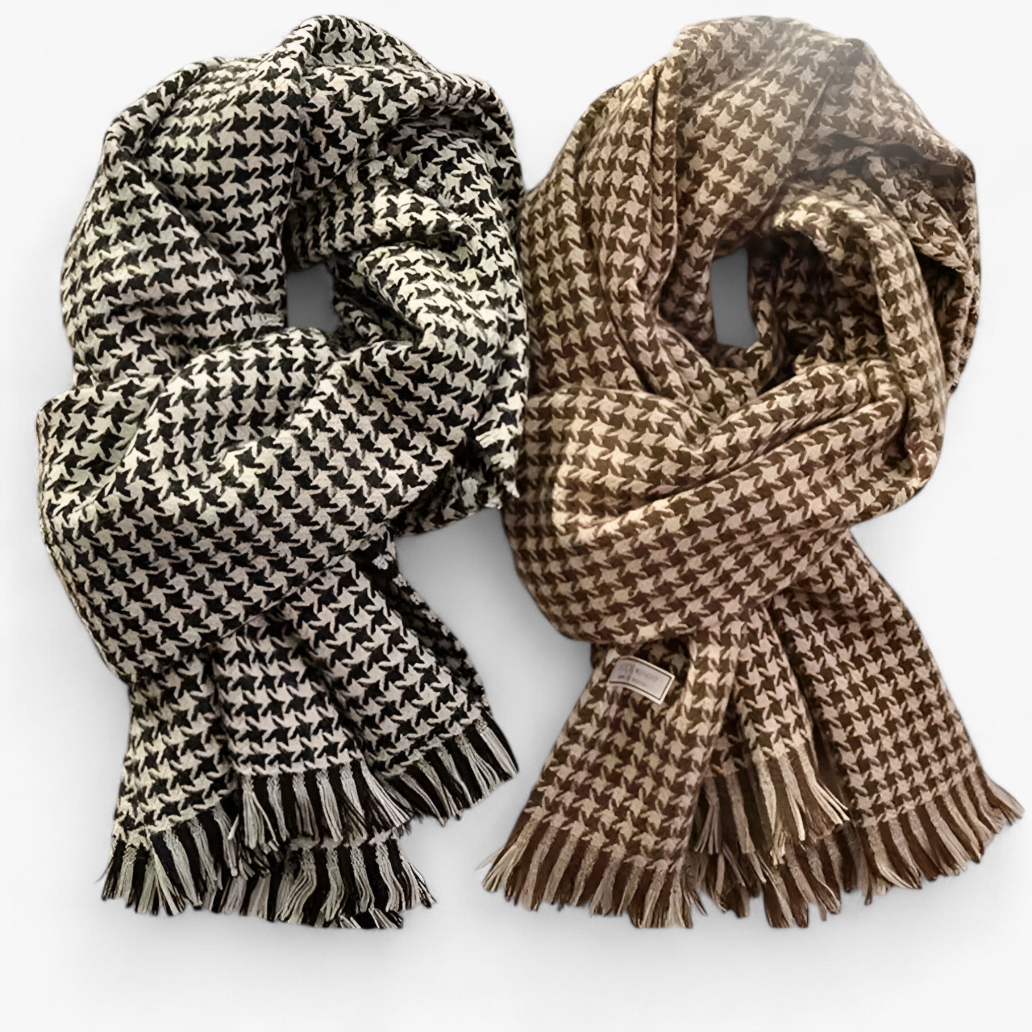 Sciarpa a Quadri Nero-Bianco - Classica, Calda e Stilosá Uomo - - calda classica quadri scarves & shawls sciarpa sciarpa quadri stilos uomo - Concept Palermo