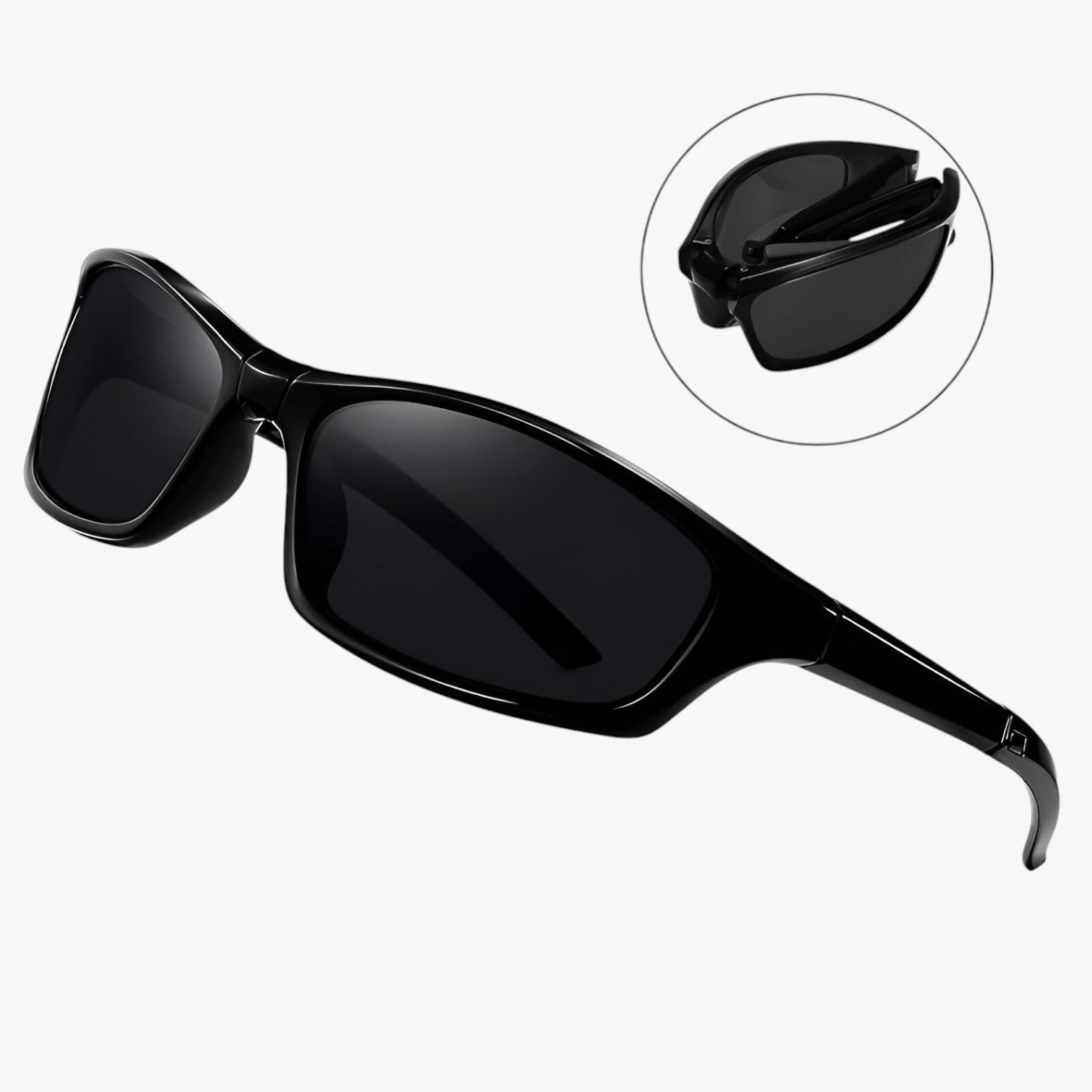 Occhiali da sole sportivi pieghevoli – leggeri e anti-riflesso Uomo - - anti leggeri mens sunglasses occhiali occhiali sole pieghevoli Polarized man sunglasses riflesso sole sportivi Sunglasses sunglasses polarized men - Concept Palermo