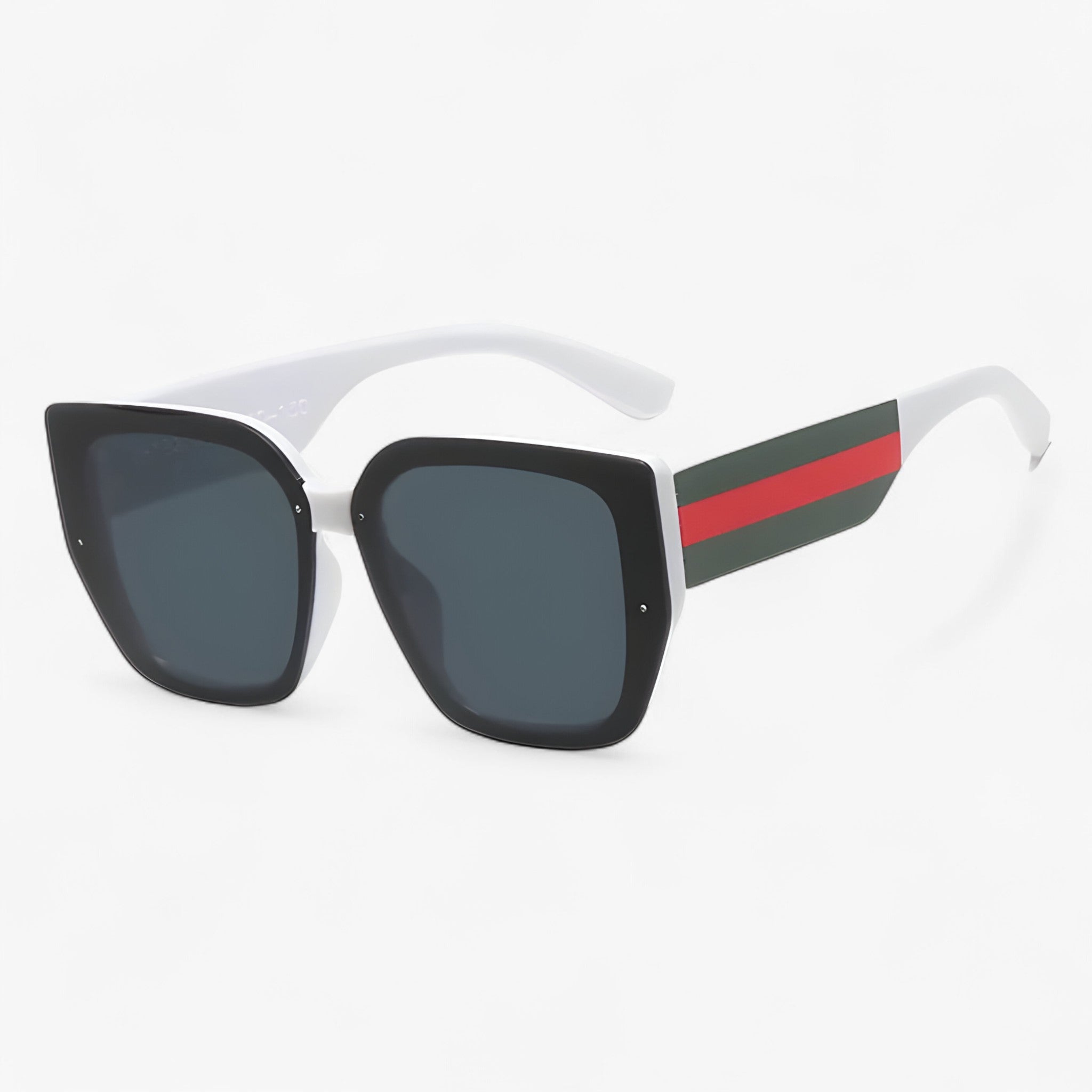 Occhiali da sole poligonali retrò multicolore da donna - Bianco - donna Fashion Sunglasses men sunglasses polarized mens sunglasses multicolore occhiali occhiali sole Polarized man sunglasses poligonali retr sole sunglasses sunglasses polarized men - Concept Palermo