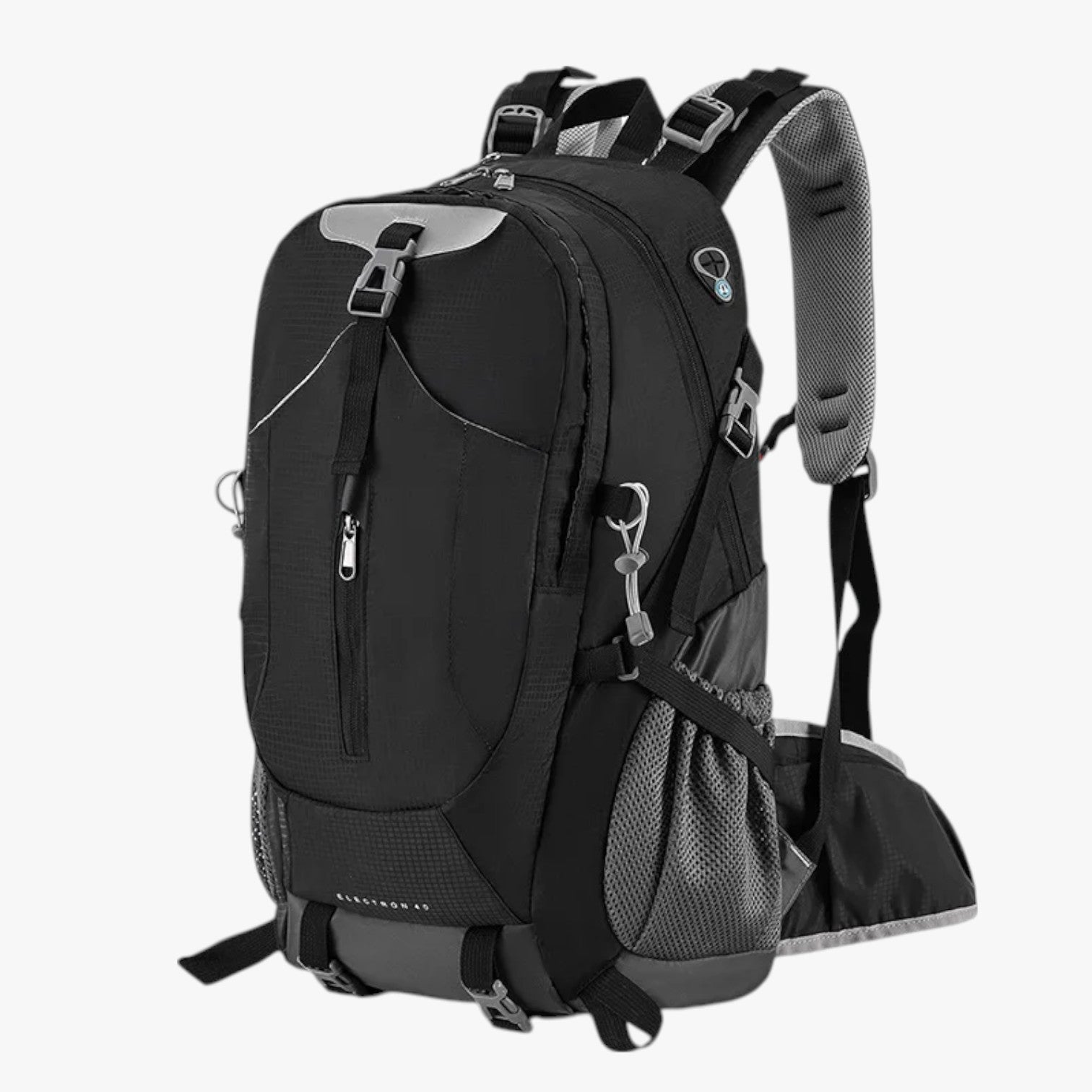 Zaino Trekking 40L con Coprizaino Impermeabile Uomo - Nero - bag Bags bags for men coprizaino impermeabile men bag mens bag trekking uomo zaino zaino trekking - Concept Palermo
