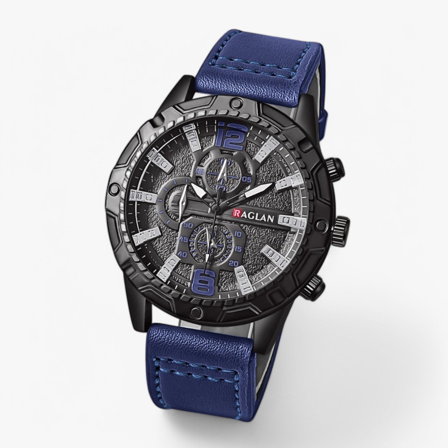 Orologio da Polso in Pelle per Uomini Uomo - Blu - mens accessory orologio orologio polso pelle polso uomini uomo watch watch for men watches - Concept Palermo