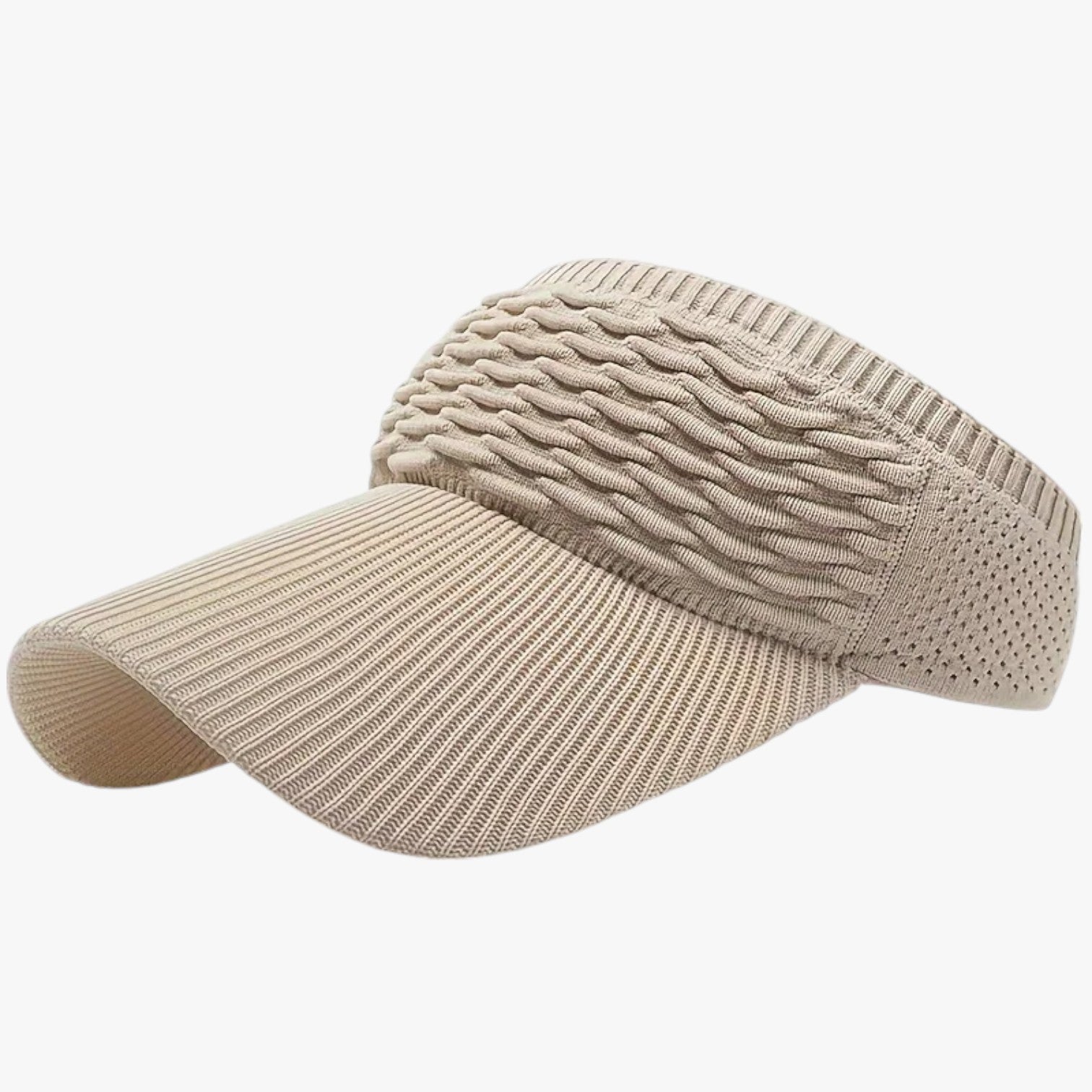 Cappello estivo da donna Traspirante, con ampia protezione solare - Beige -1pz Una taglia per tutti - ampia cappello cappello estivo donna estivo hat hats men's hat protezione solare Sun Hats women hat womens hat - Concept Palermo