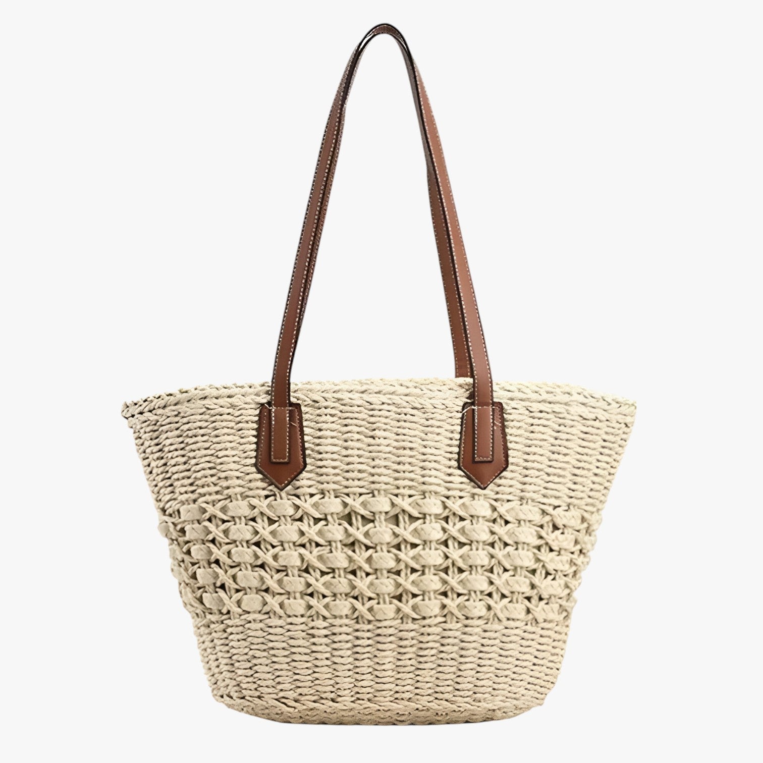 Borsa a tracolla in paglia intrecciata per donna - Leggera e spaziosa borsa estiva - Colore 2 - bags borsa borsa tracolla donna estiva handbags intrecciata leggera paglia Women's handbags - Concept Palermo