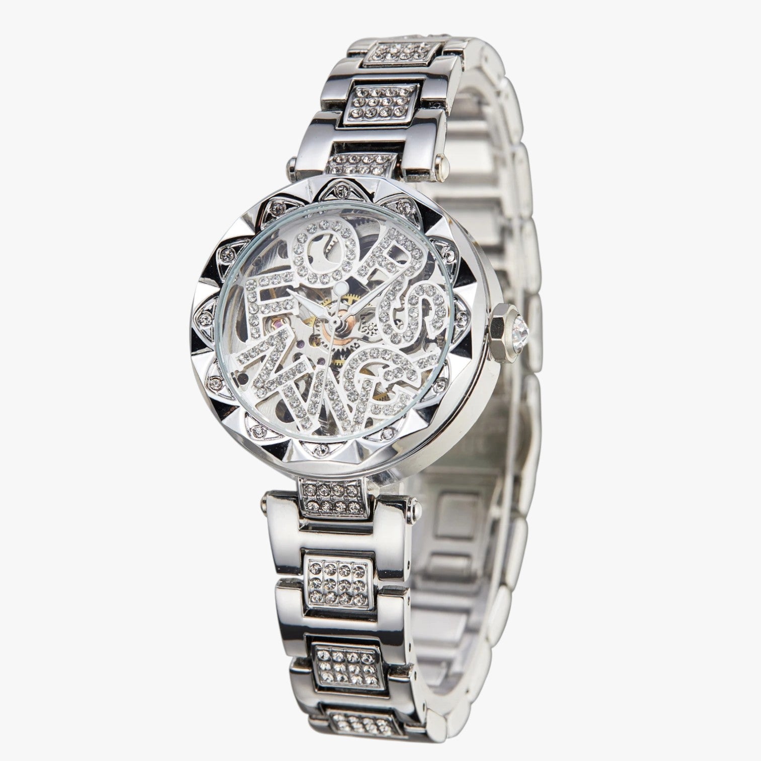 Orologio da Donna di Lusso 2025 Eleganza Meccanica in Acciaio e Diamanti 3D - Bianco - acciaio ana | orologio da donna di lusso 2025 eleganza meccanica in acciaio e diamanti 3d - €25 diamanti donna eleganza female watch ladies watch meccanica orologio orologio donna waist belt for women watch watch for women watches - Concept Palermo