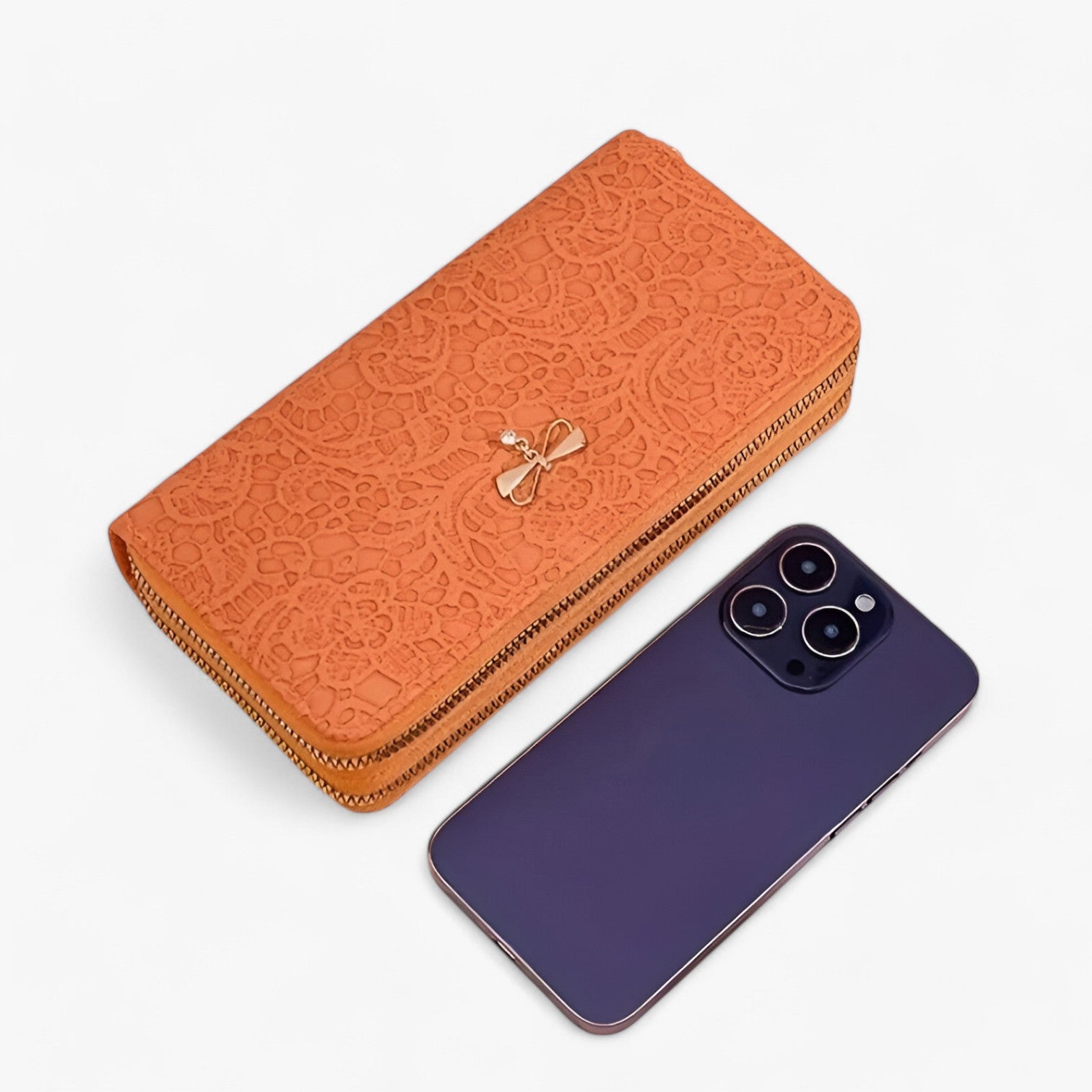 E Capiente con Rilievi in Pizzo - - capiente capiente rilievi pizzo rilievi wallet wallets womens wallet - Concept Palermo