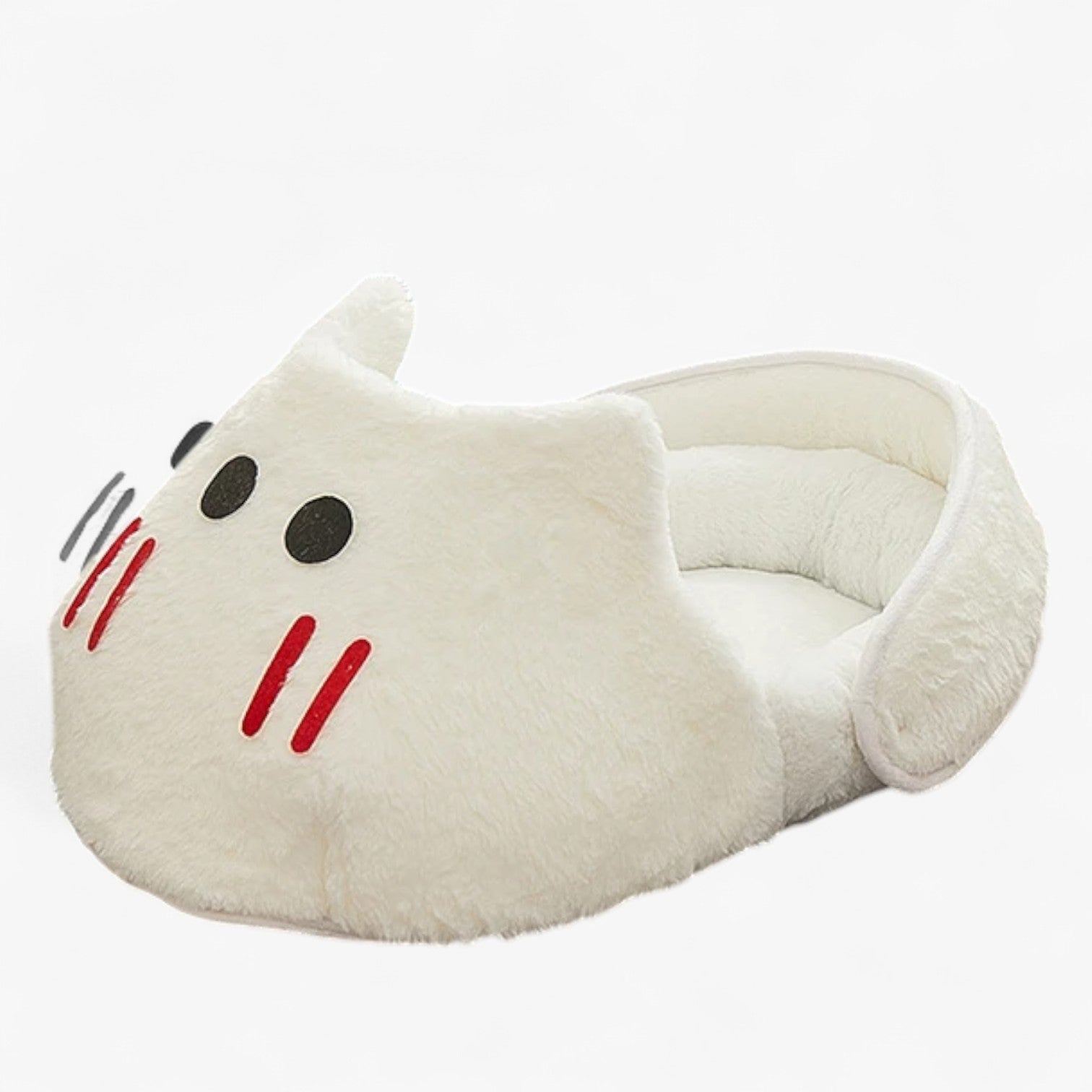 Letto Morbido a Forma di Coniglio Il Nido per il Sonno del Tuo Gatto - BIANCO - coniglio forma gatto letto letto forma nido pet pet bed pet beds PET SUPPLIES pet's bed pets & supplies sonno - Concept Palermo