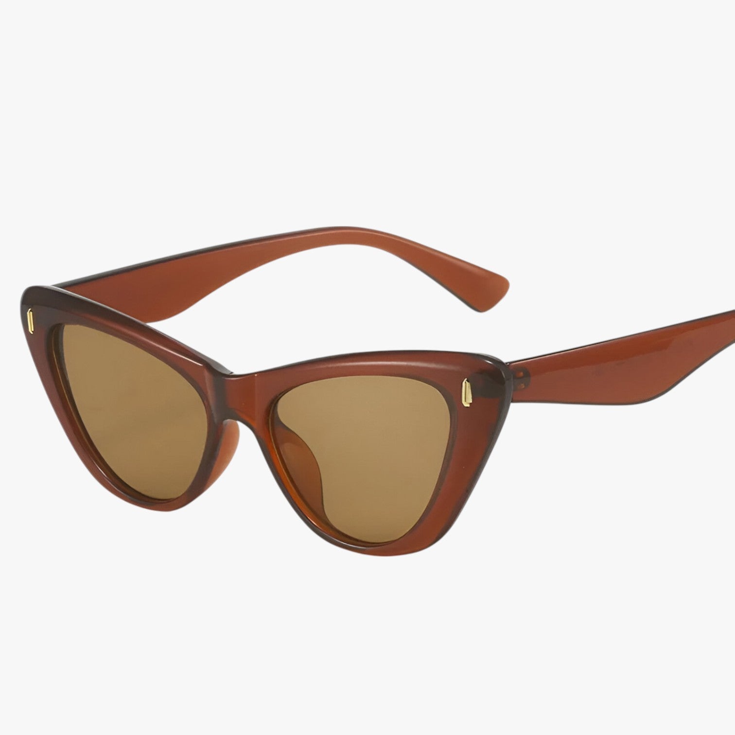 Vintage Chic - Occhiali da sole Cat-Eye Ovali per protezione UV - Tè MULTI - chic Fashion Sunglasses occhiali ovali polarized sunglasses women protezione sole sunglasses vintage vintage chic - Concept Palermo