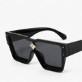 Occhiali da sole quadrati unisex con protezione UV400 Uomo