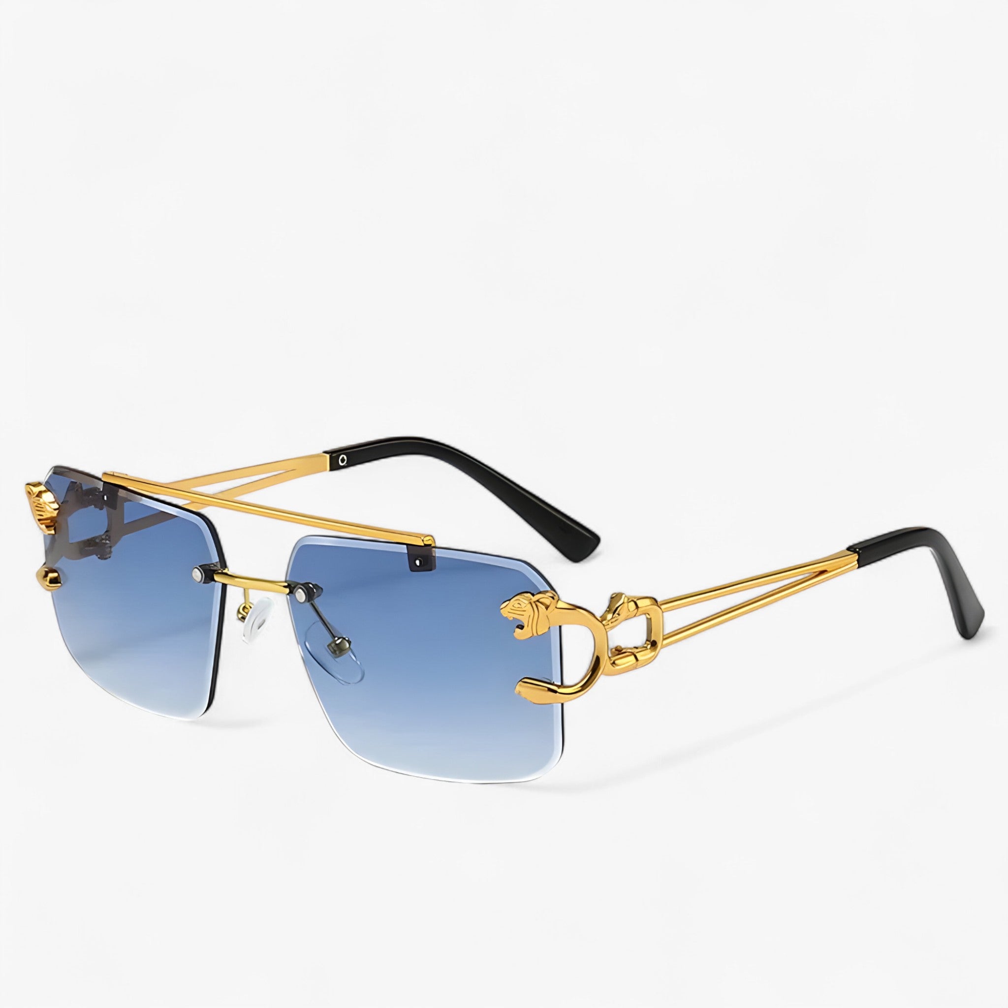 Occhiali da sole vintage senza montatura a specchio Uomo - Blu sfumato - Fashion Sunglasses men sunglasses polarized mens sunglasses montatura occhiali occhiali sole Polarized man sunglasses sole specchio Sunglasses sunglasses polarized men uomo vintage - Concept Palermo