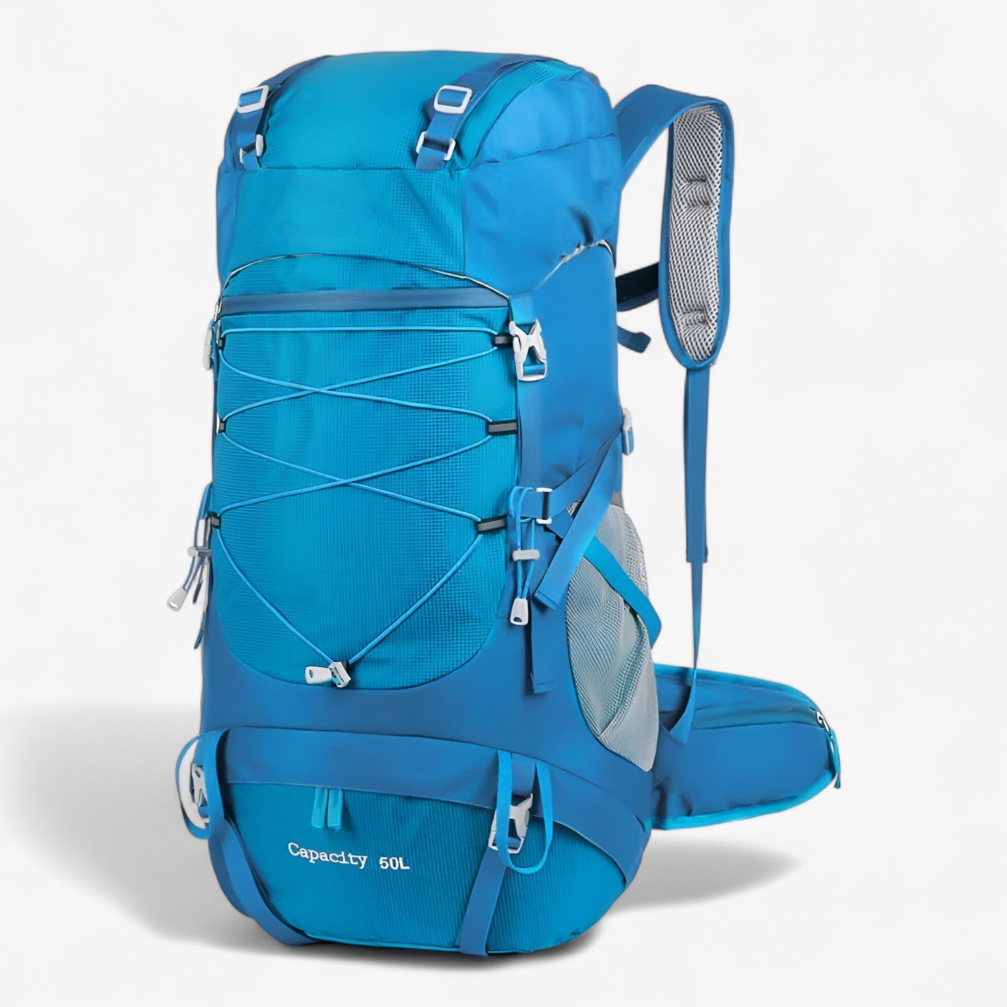 Zaino da trekking 50L in nylon impermeabile per viaggi avventurosi - Blu - 50L backpacks avventurosi Backpacks bags hiking backpacks impermeabile nylon trekking viaggi zaino zaino trekking - Concept Palermo