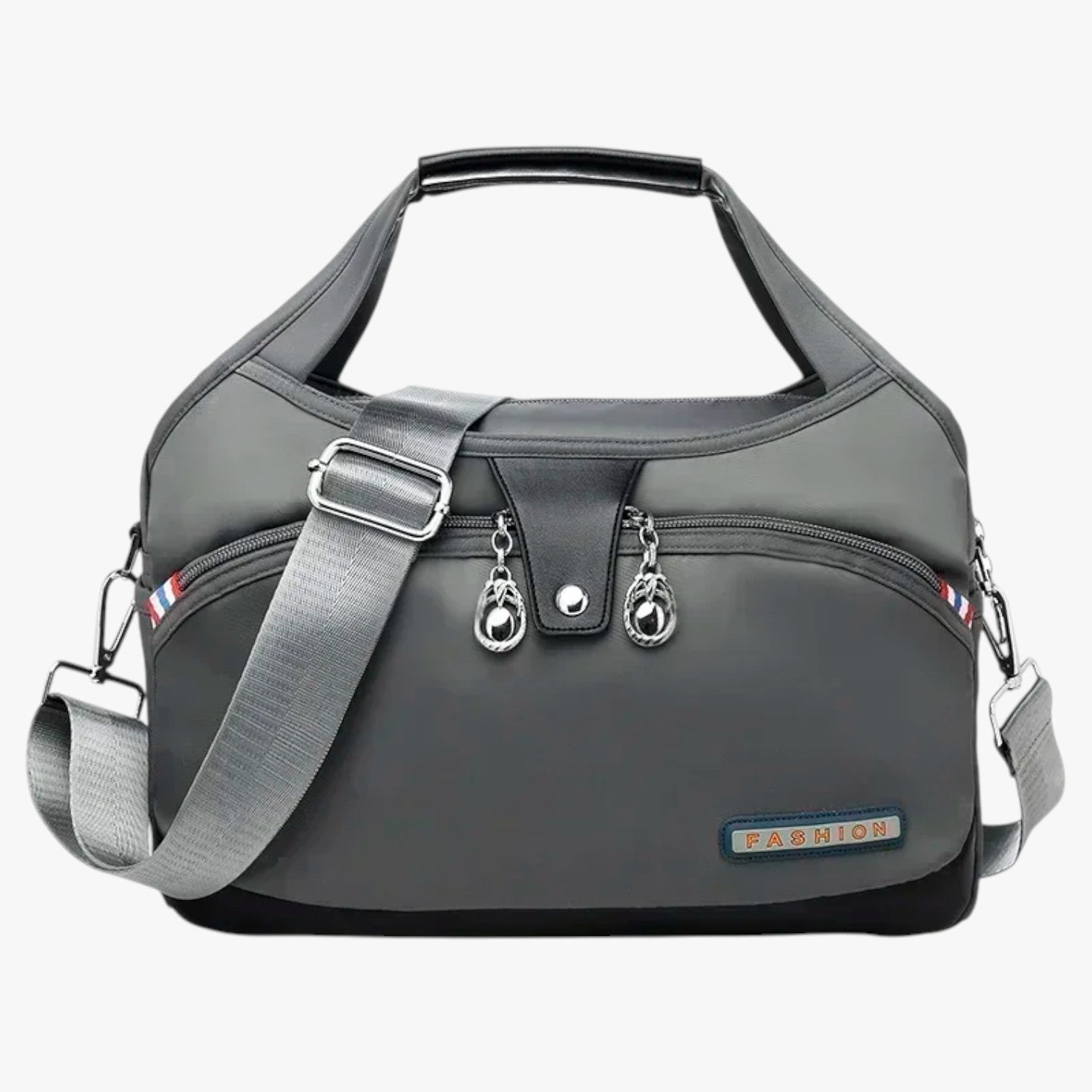 Borsa a tracolla alla moda con spazio extra Donna - Grigio chiaro - alla bag Bags borsa borsa tracolla donna extra handbags moda spazio women bags Women's handbags - Concept Palermo