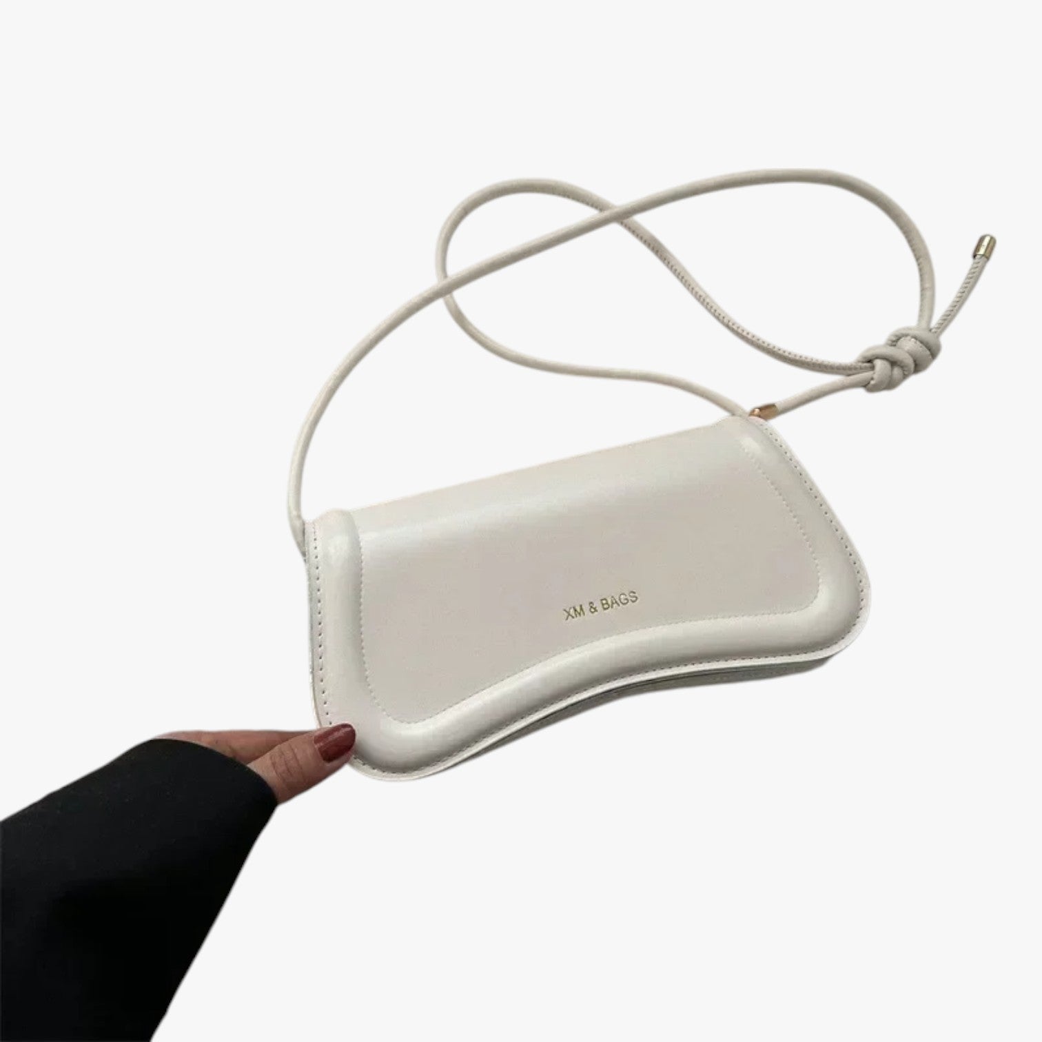 Borsetta Donna in Ecopelle, Compatta e Versatile per Tutti i Giorni - Bianco - Bags borsetta borsetta donna compatta donna ecopelle giorni Shoulder Bags versatile women bags - Concept Palermo