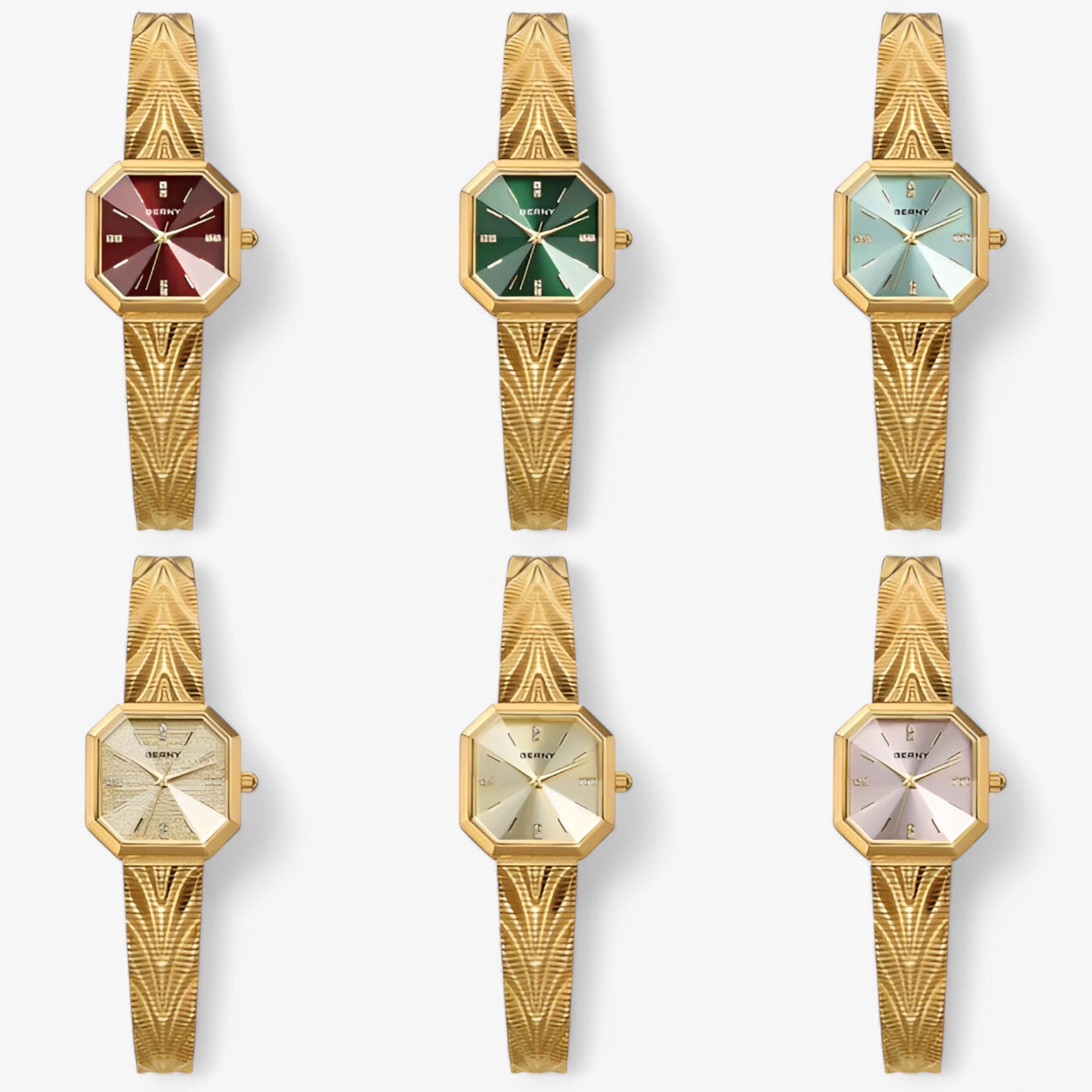 Orologio ottagonale in oro di lusso Acciaio - - acciaio female watch orologio orologio ottagonale ottagonale watch for women watches - Concept Palermo