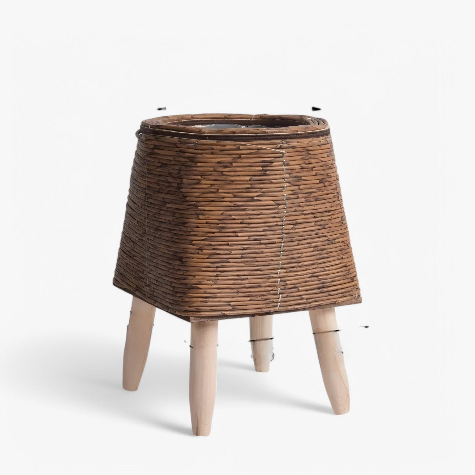 Vaso di Fiori Rotan – Stile per le Sue Piante - Stile 2 Marrone - fiori Garden Garden supplies Home & Garden piante rotan stile vaso vaso fiori - Concept Palermo