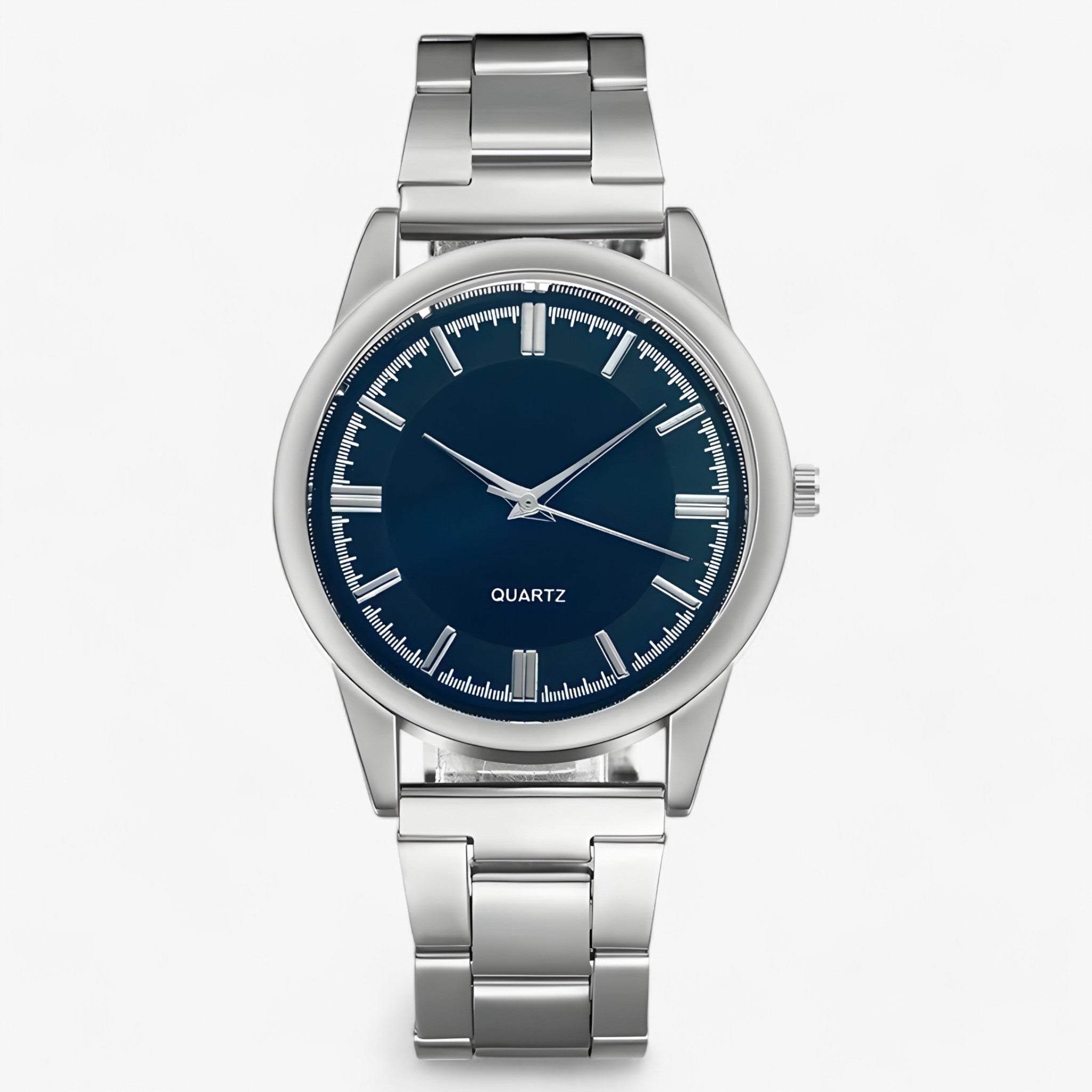 Quarzo Classico - Senza Tempo & Versatile Uomo - Argento Blu - accessoires horloges quarzo tempo uomo versatile watches - Concept Palermo