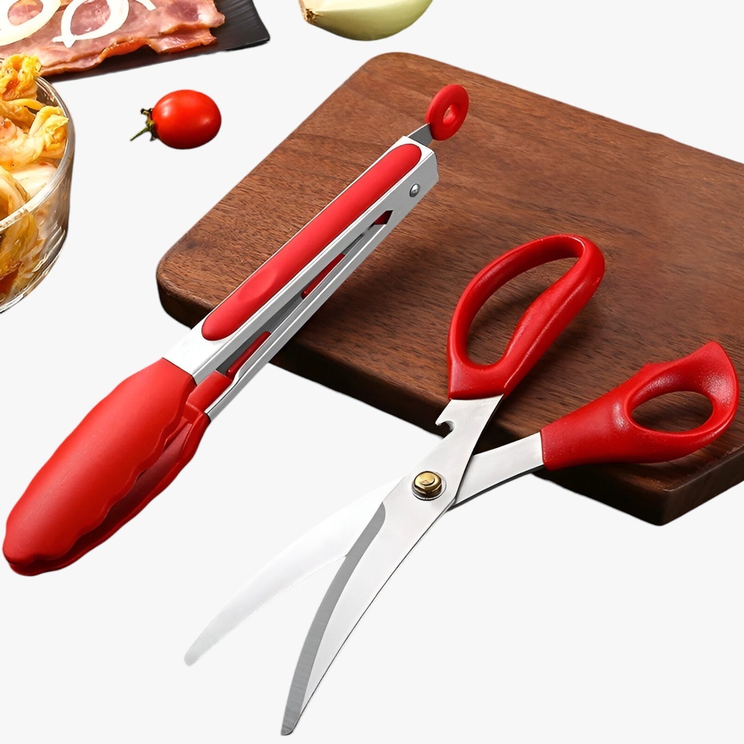 Grip & Handy - Set di pinze per barbecue RVS Acciaio Uomo - - acciaio barbecue grip grip handy handy Kitchen kitchen & dining kitchen accessory kitchen tools pinze uomo - Concept Palermo