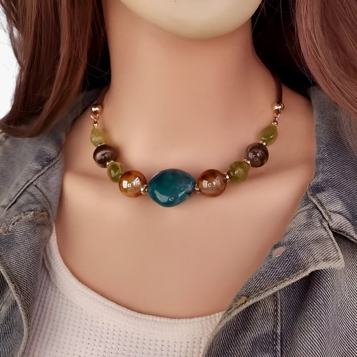 Eleganza senza tempo Lana Donna - Verde - donna elegant womens necklaces eleganza eleganza tempo jewelry lana Necklace Necklaces for Women tempo - Concept Palermo