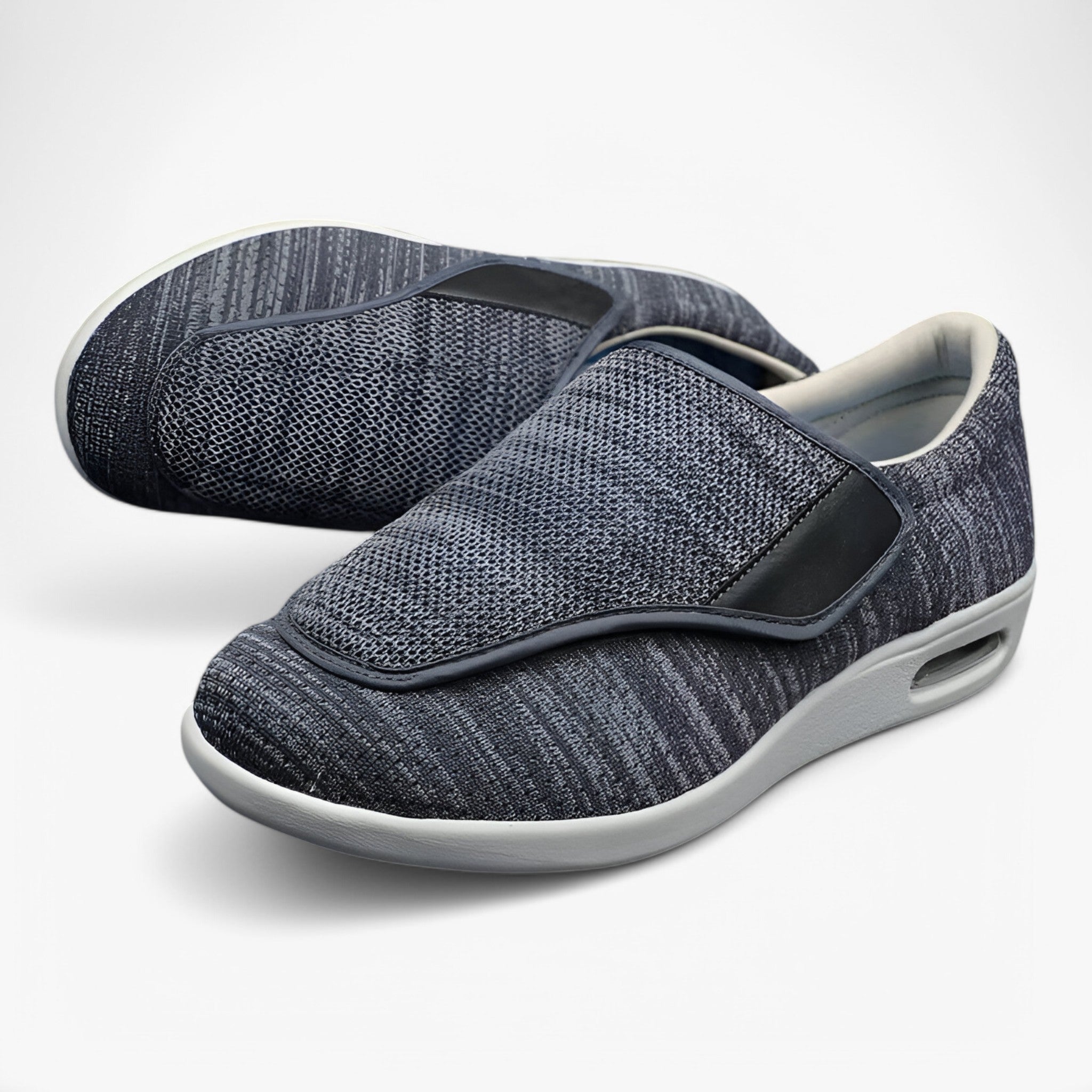 Scarpe Uomo Nere Traspiranti Ammortizzate: Leggere, Comode per Camminata e Tempo Libero - - ammortizzate comfort leggere scarpe scarpe comfort schoenen shoes uomo - Concept Palermo