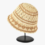 Dames opvouwbare zomerhoed van stro, licht en ademend