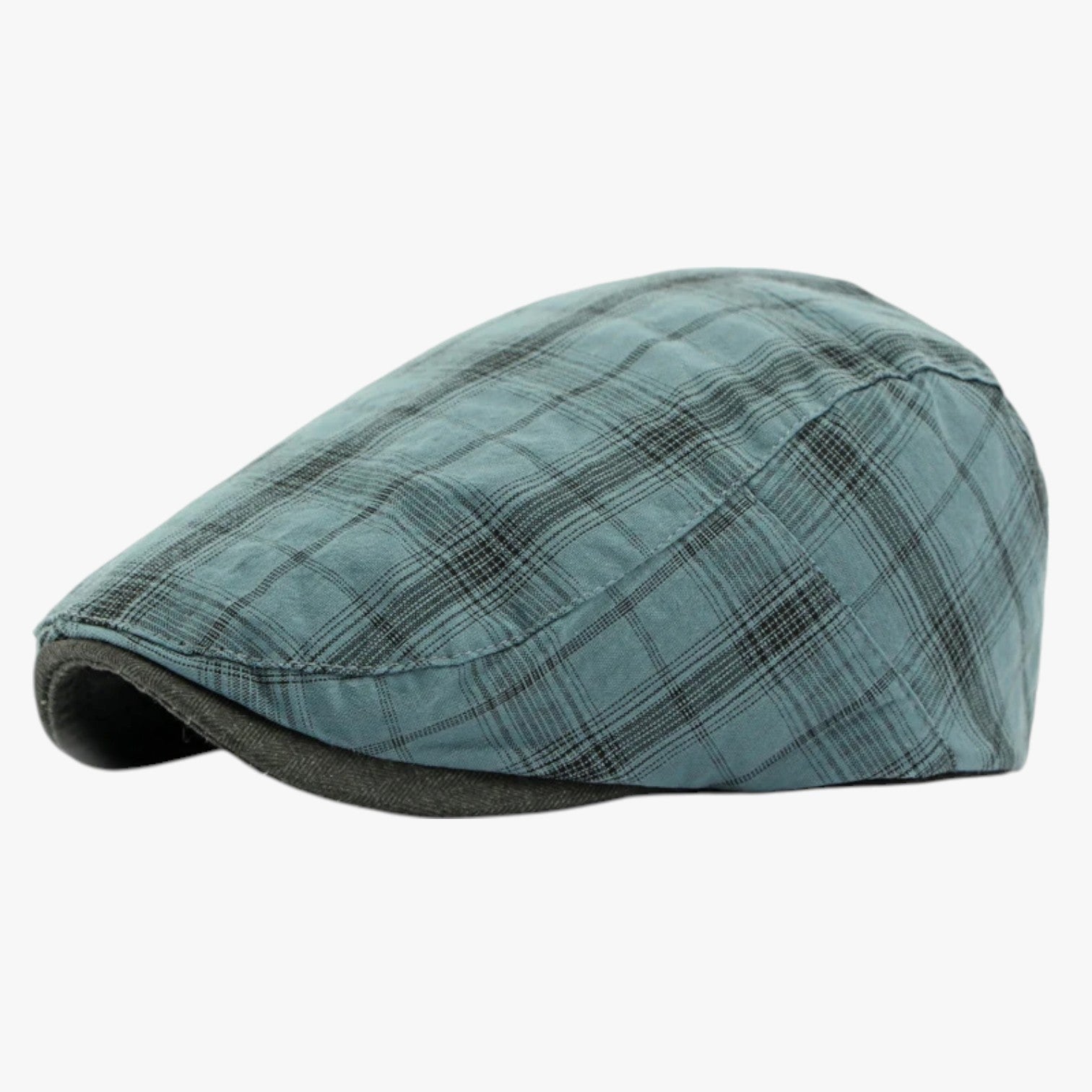Berretto Tartan Retro in Cotone Uomo - - berretto berretto tartan caps cotone men's hat mens cap retro tartan uomo - Concept Palermo