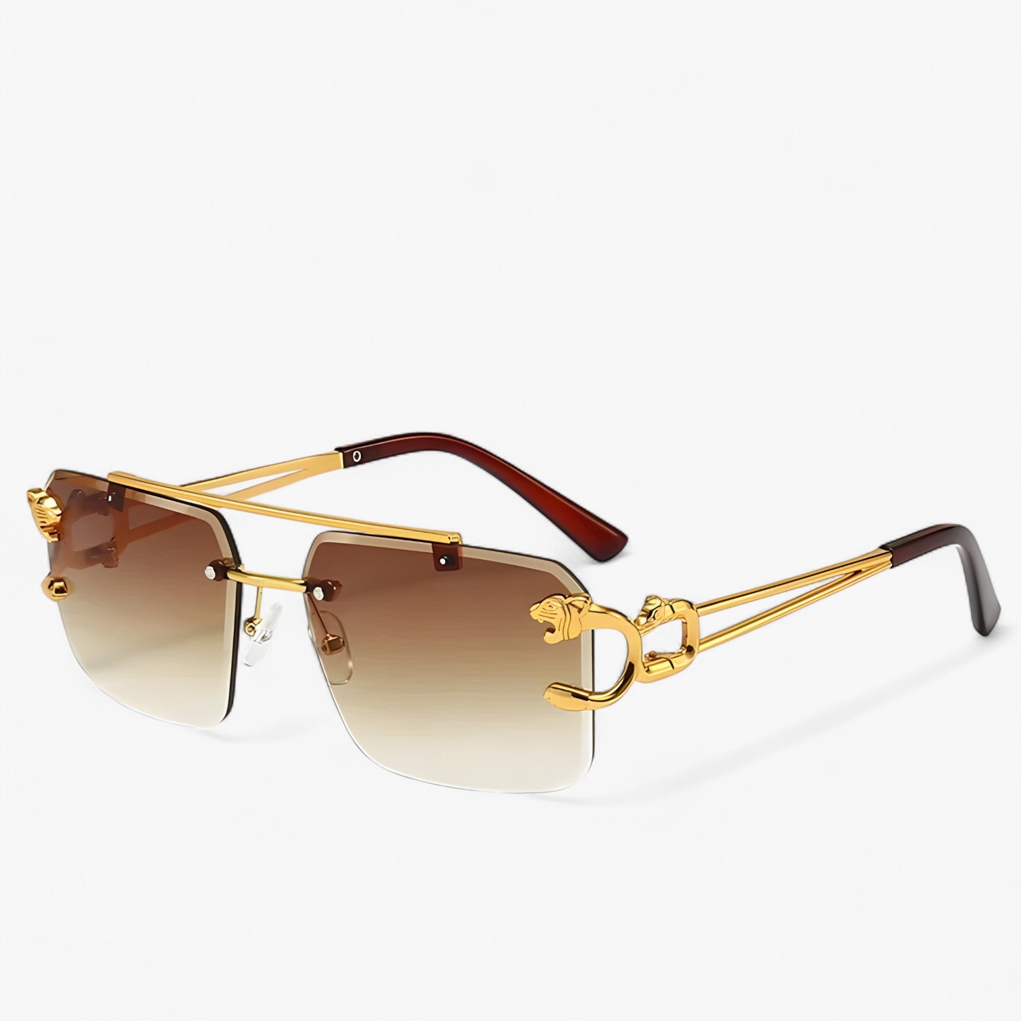 Occhiali da sole vintage senza montatura a specchio Uomo - Marrone - Fashion Sunglasses men sunglasses polarized mens sunglasses montatura occhiali occhiali sole Polarized man sunglasses sole specchio Sunglasses sunglasses polarized men uomo vintage - Concept Palermo