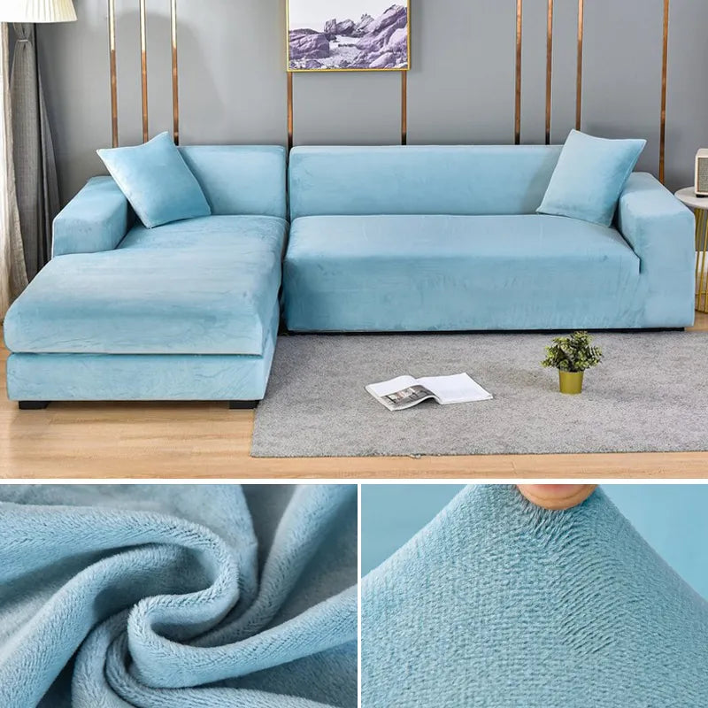 CouchCover - Morbido Copridivano Antiscivolo - Grigio