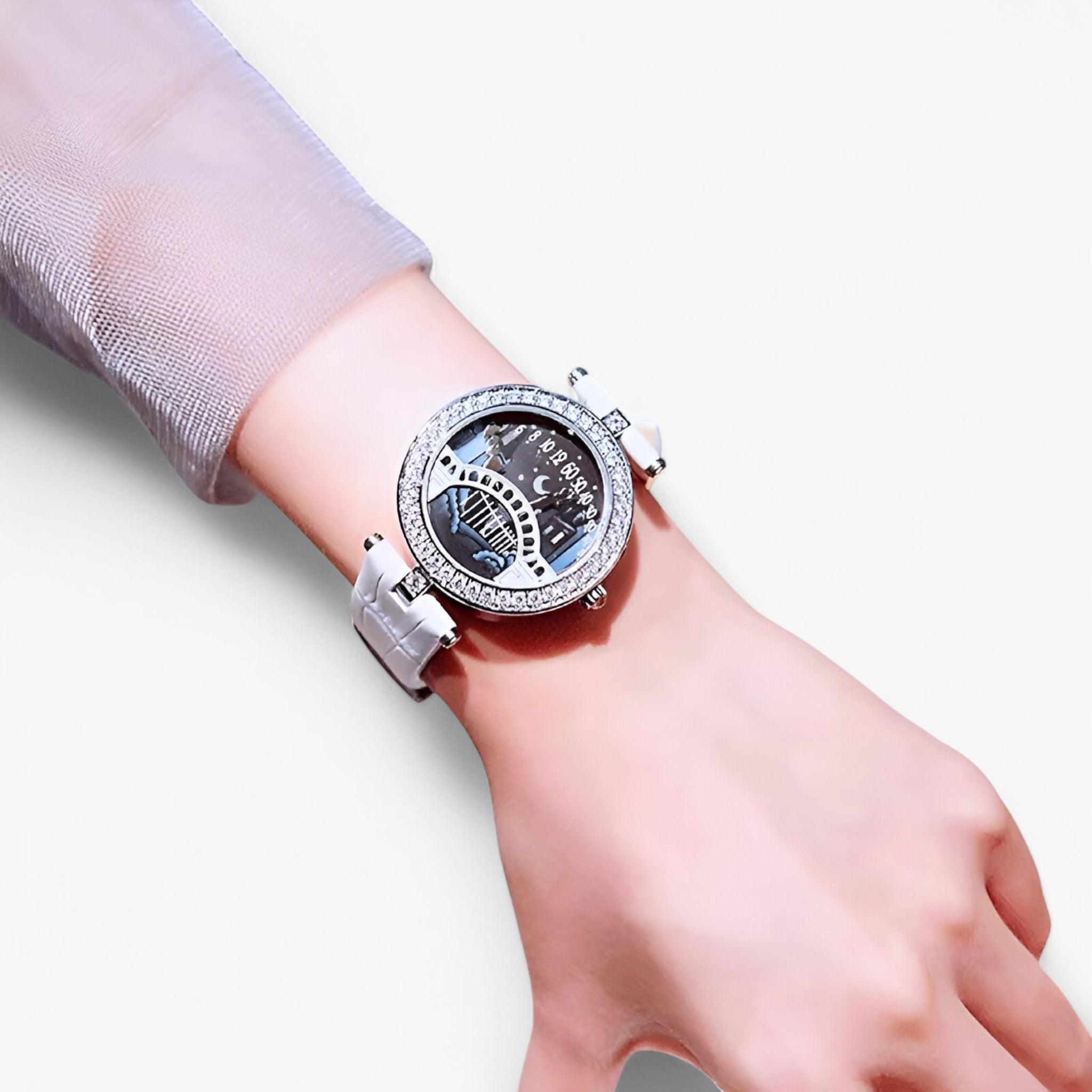 Orologio da donna e leggero con quadrante artistico - - artistico donna female watch leggero orologio orologio donna quadrante watch for women watches - Concept Palermo