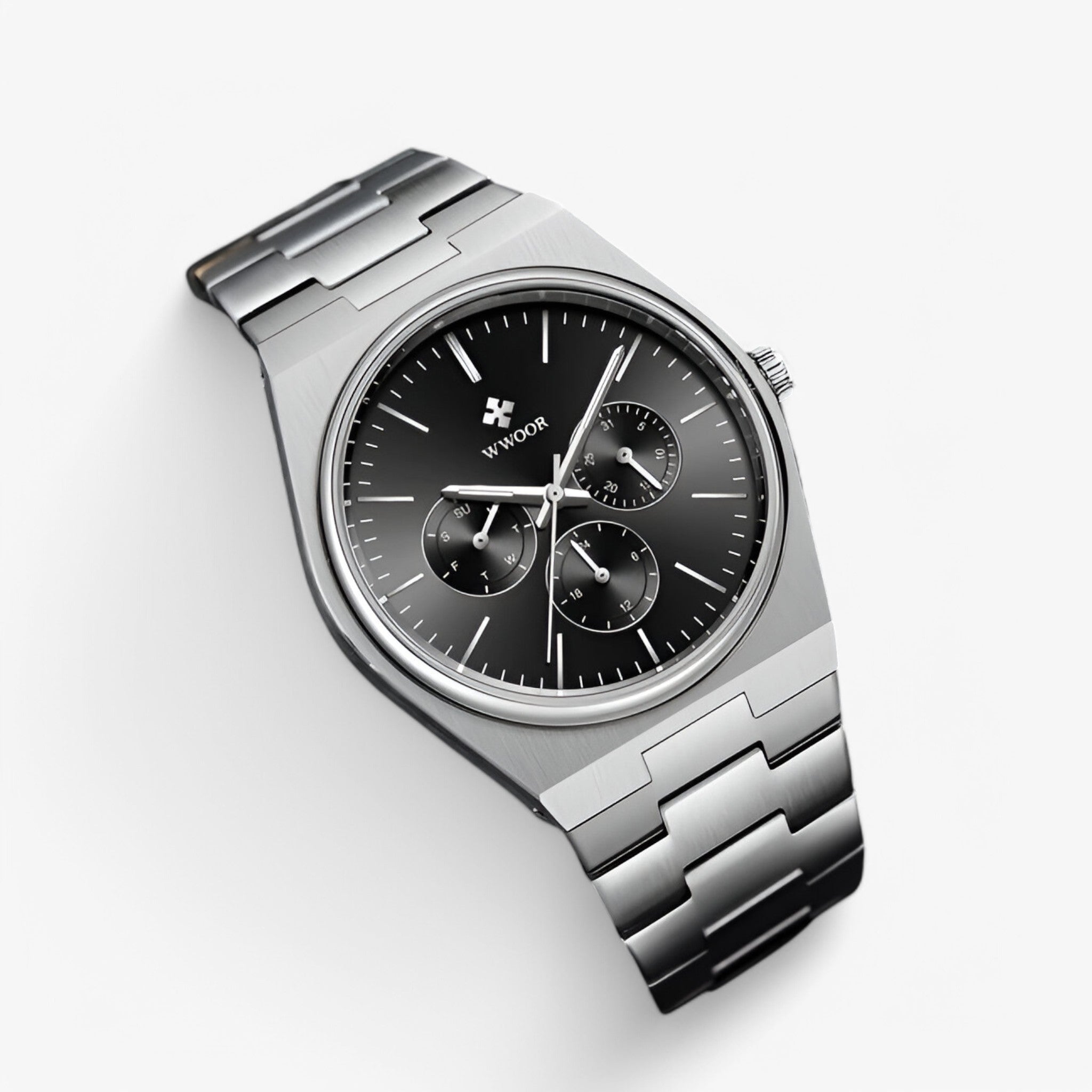 Orologio in Acciaio con Vetro Zaffiro Uomo - - accessoires acciaio horloges orologio orologio acciaio uomo vetro watches zaffiro - Concept Palermo