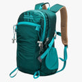 Mochila de trekking 30L para hombre negra/gris impermeable con compartimento para portátil, para viajes y actividades al aire libre