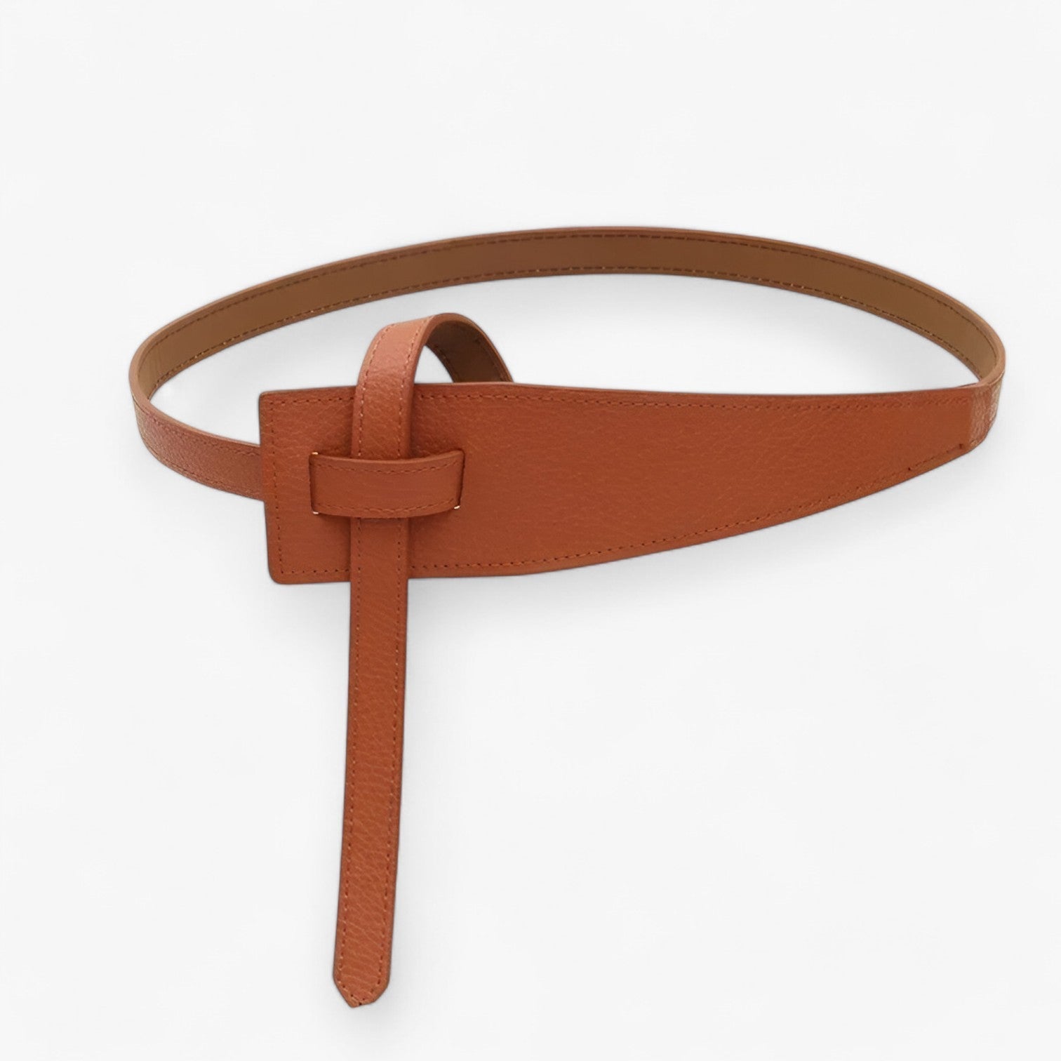 Cintura Donna Morbida Annodabile in Similpelle Nera per Abiti Eleganti - Cammello 120cm - accenti Belts cintura cintura nodo donna nodo stilosi waist belt for women women's belt - Concept Palermo