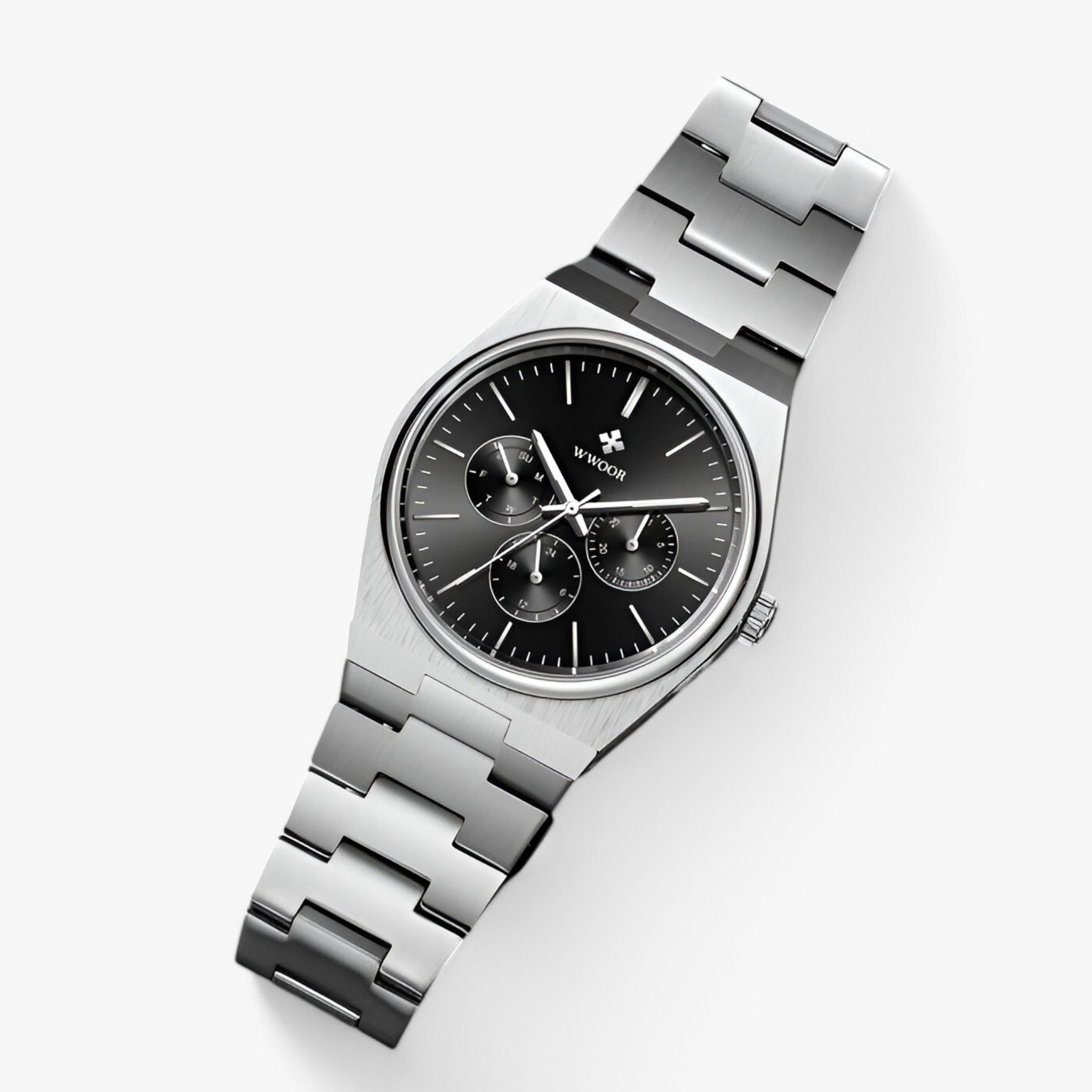 Orologio in Acciaio con Vetro Zaffiro Uomo - - accessoires acciaio horloges orologio orologio acciaio uomo vetro watches zaffiro - Concept Palermo