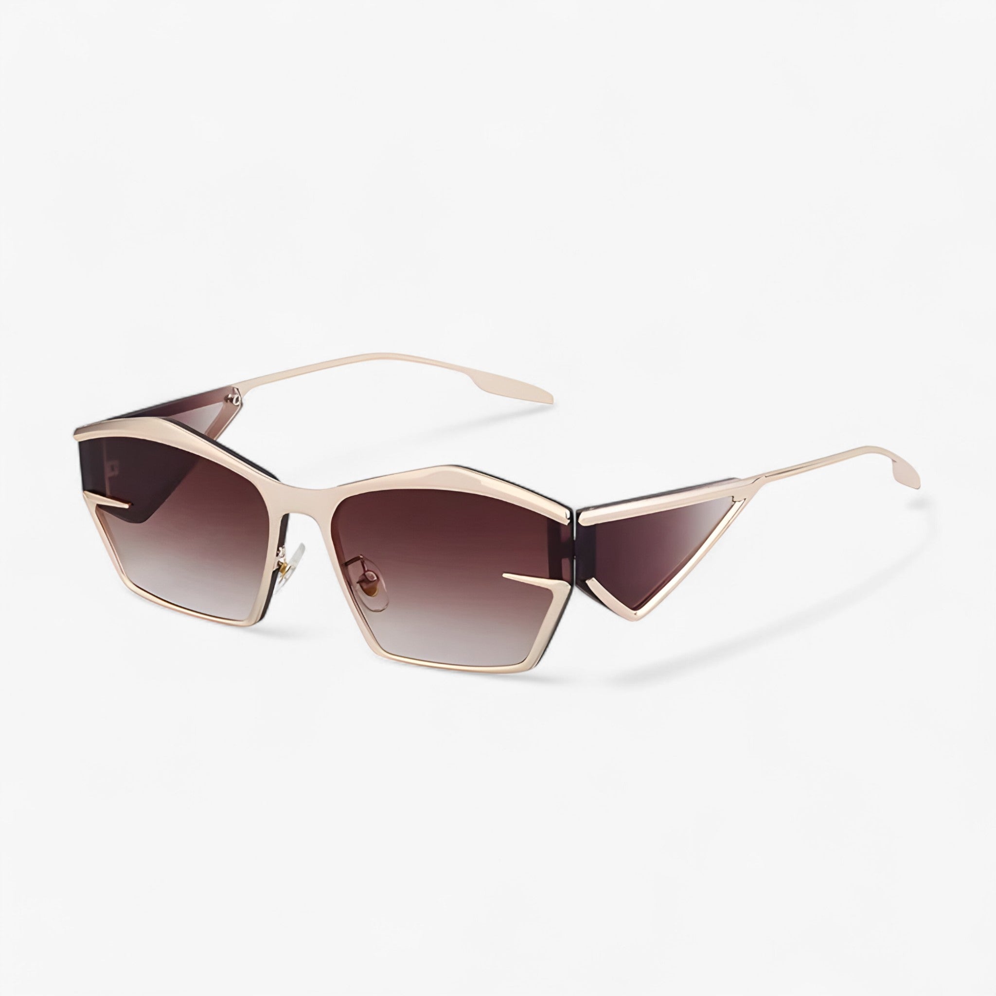 Occhiali da sole punk in metallo Y2K per esterni Uomo - Tè d'oro - esterni Fashion Sunglasses men sunglasses polarized mens sunglasses metallo occhiali occhiali sole Polarized man sunglasses punk sole sunglasses sunglasses polarized men uomo - Concept Palermo