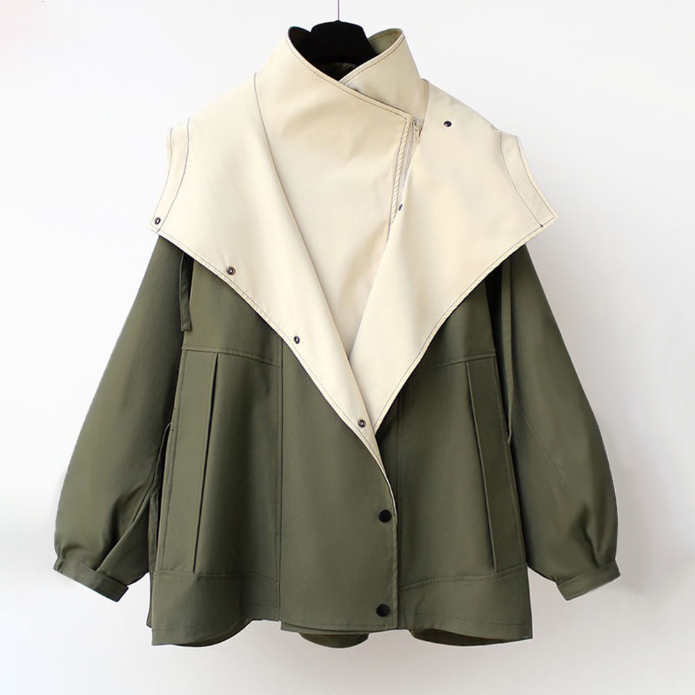 Overdimensioneret patchwork capuchon kamin - - capuchon Jacket jacket for men kamin overdimensioneret overdimensioneret patchwork patchwork Women jackets women's coats & jackets - Concept Palermo