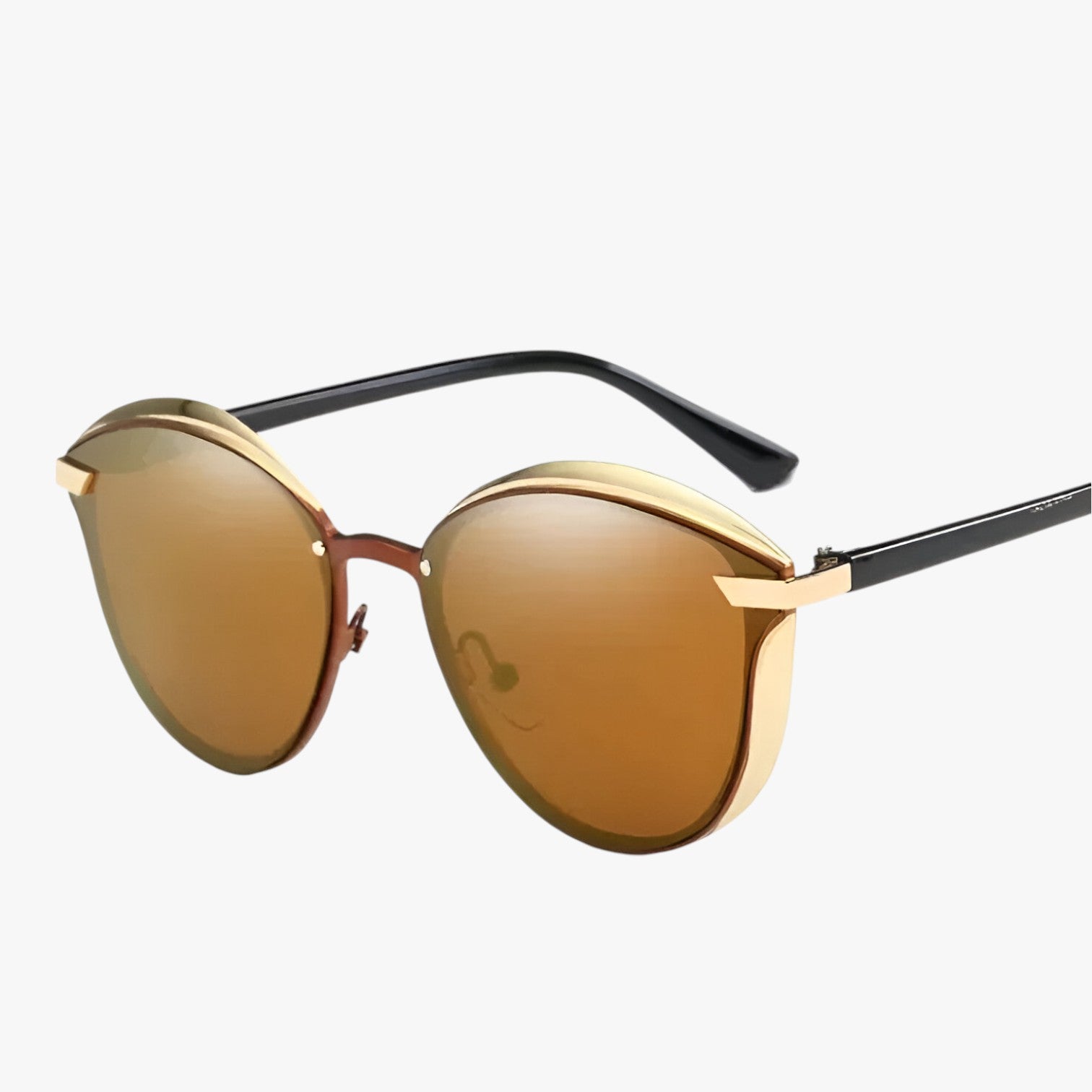 Occhiali da sole tondi polarizzati – protezione UV per donne - Oro tè - donne Fashion Sunglasses occhiali occhiali sole polarized sunglasses women polarizzati protezione sole sunglasses tondi - Concept Palermo