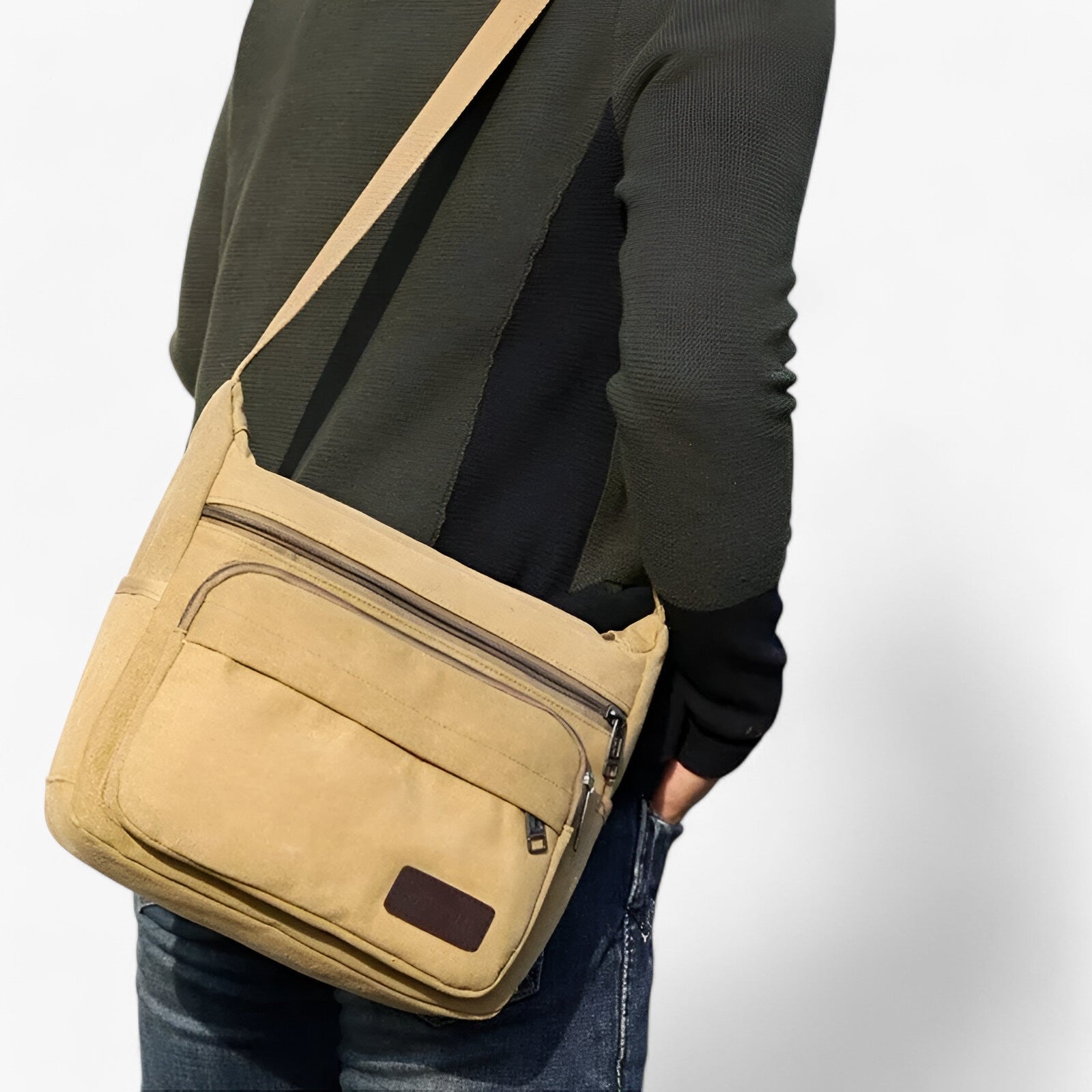 Borsa a spalla multifunzionale in canvas per uomini Uomo - - bag bags borsa borsa spalla canvas mens bag multifunzionale Shoulder bags spalla uomini uomo - Concept Palermo
