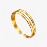 Eenvoudige Dubbele Laag Armband - Verstelbare Elegant voor Elke Gelegenheid voor Dames